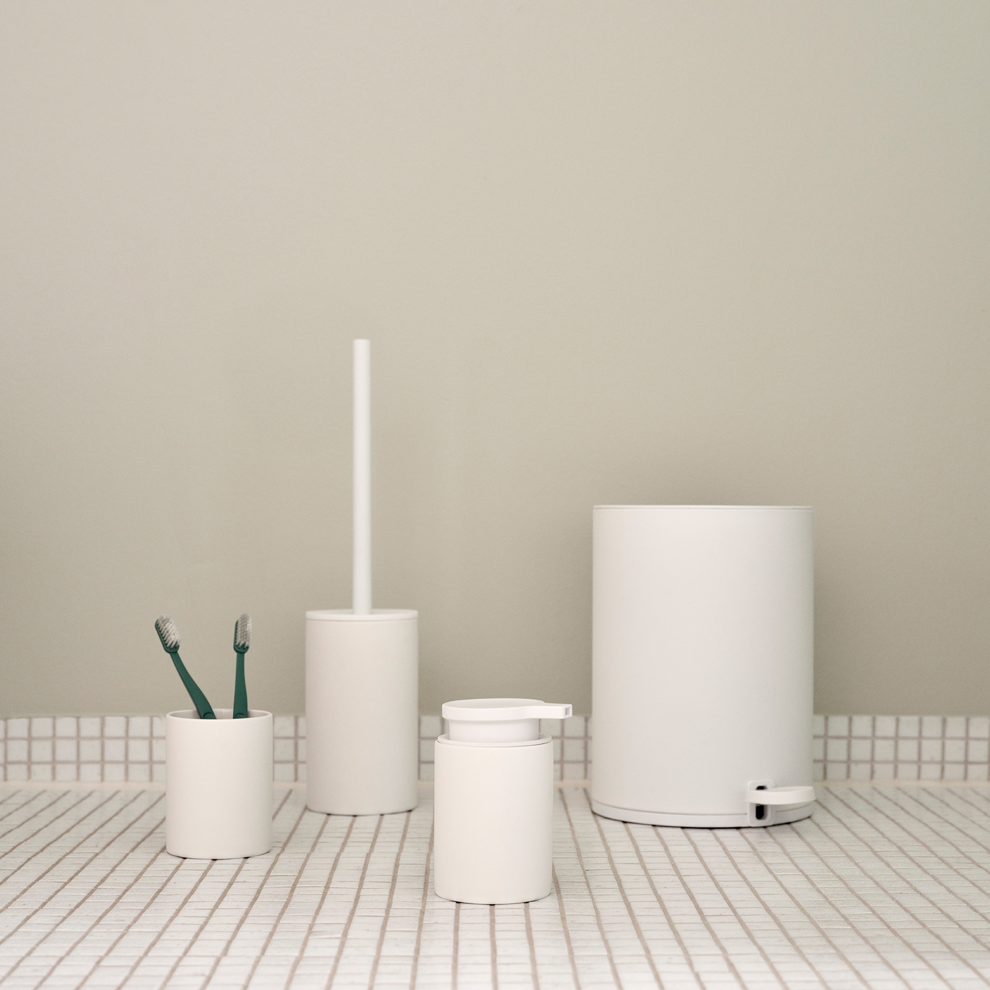 Zone - Karma Pedal Bin - 3 L - White