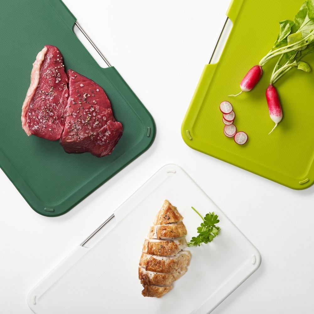 Joseph Joseph - 3-piece cutting board set green Joseph Joseph - 3-piece cutting board set green