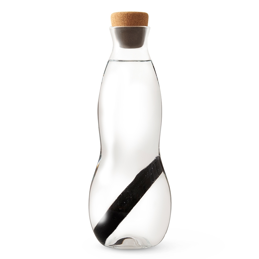 black+blum - Glasflasche mit Aktiv Kohle Filter 1100ml