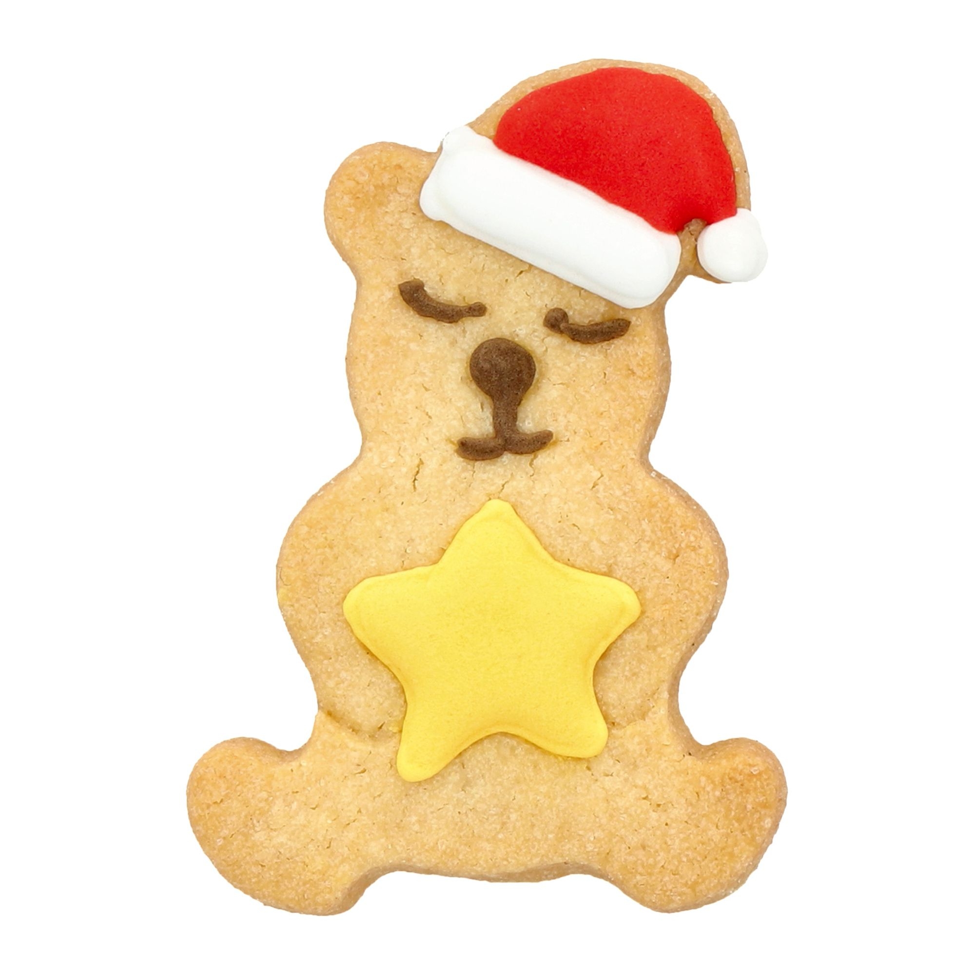 Birkmann - Cookie cutter - Christmas teddy bear with star - 7 cm