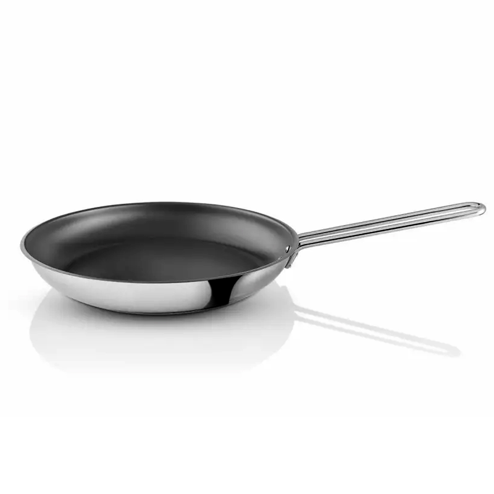 Eva Trio - Stainless Steel Frying pan 28 cm | Slip-Let® Laser Titanium