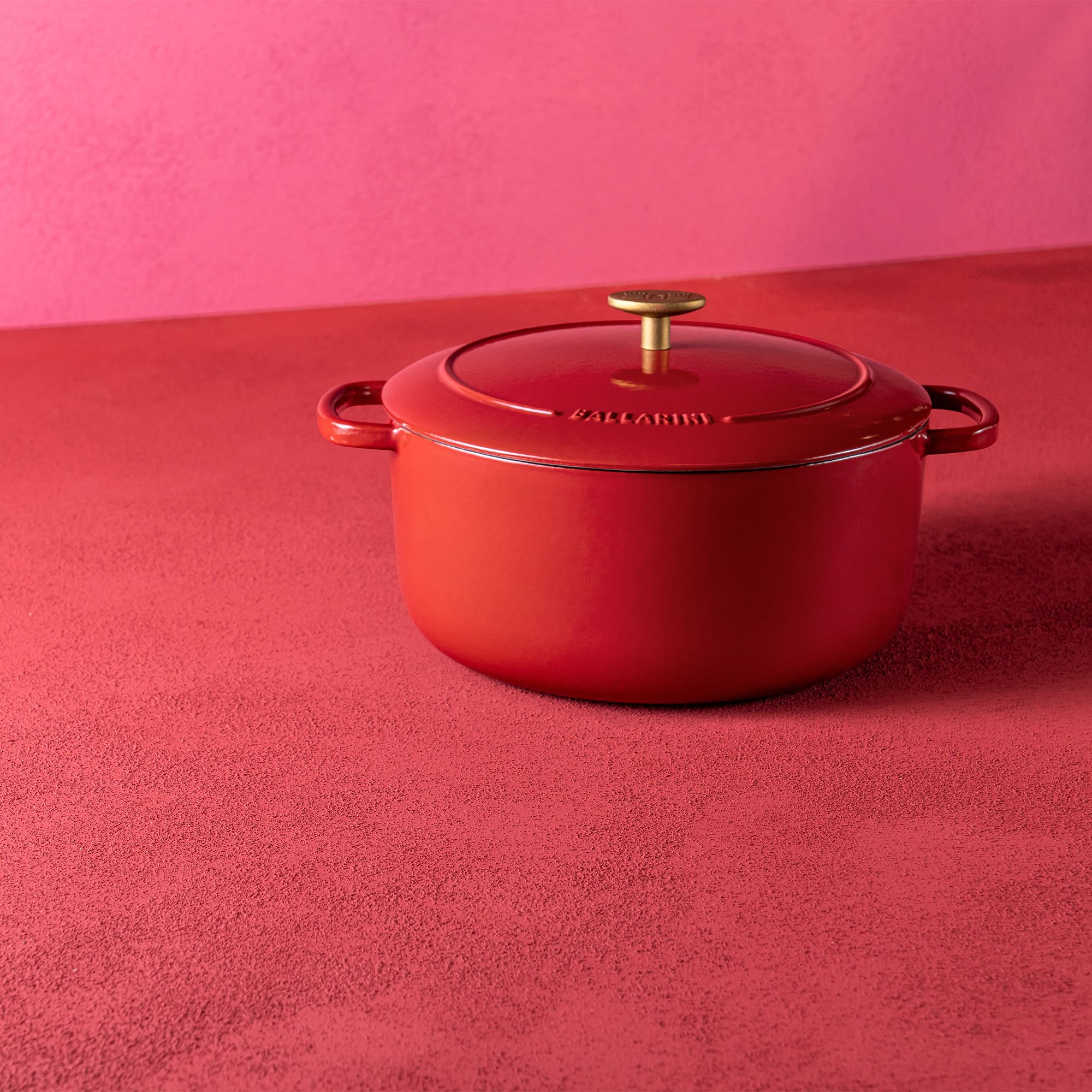 BALLARINI - Cocotte | Bellamonte | round | 24 cm | Red