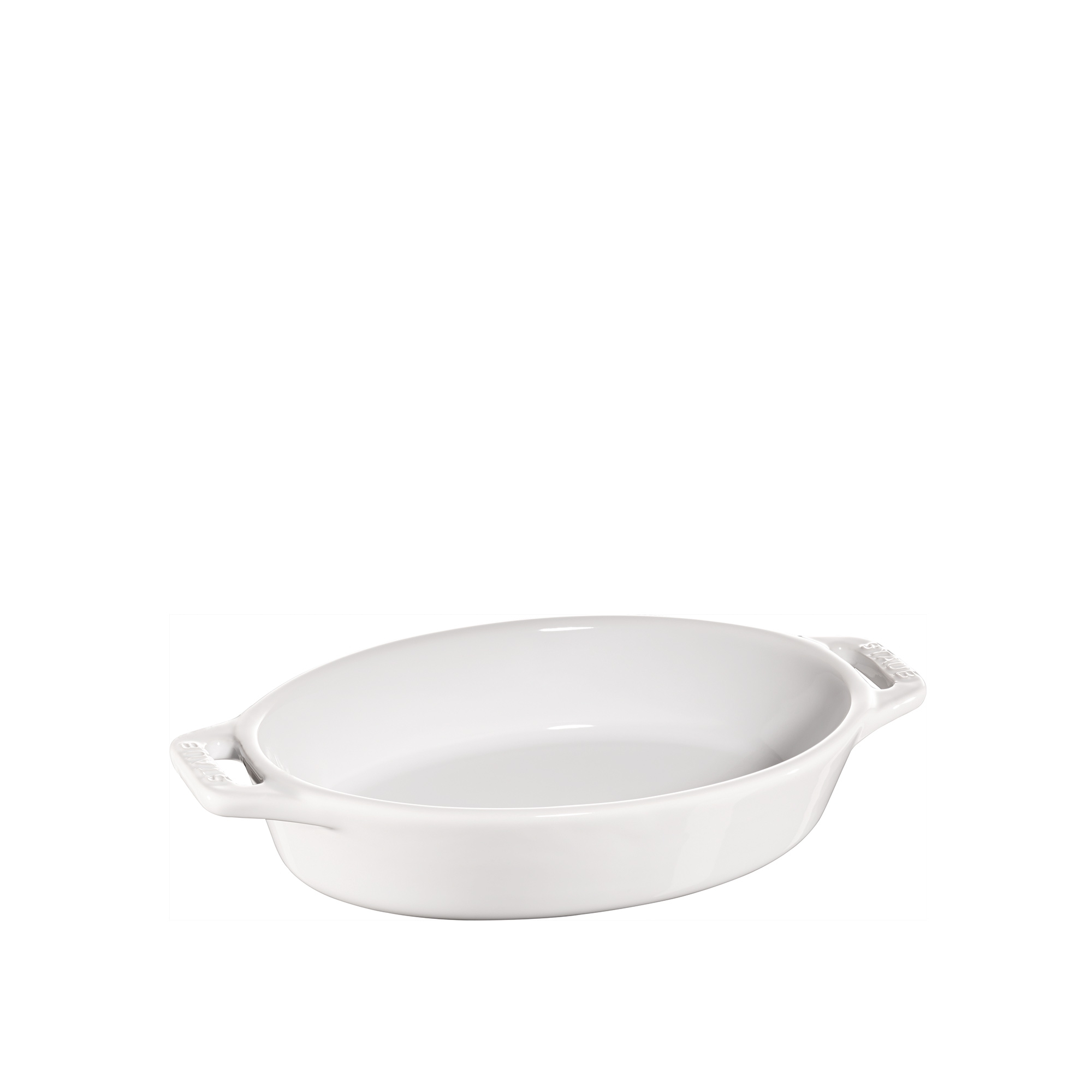 STAUB - Ceramique Ofenform | oval | 17 cm | weiß
