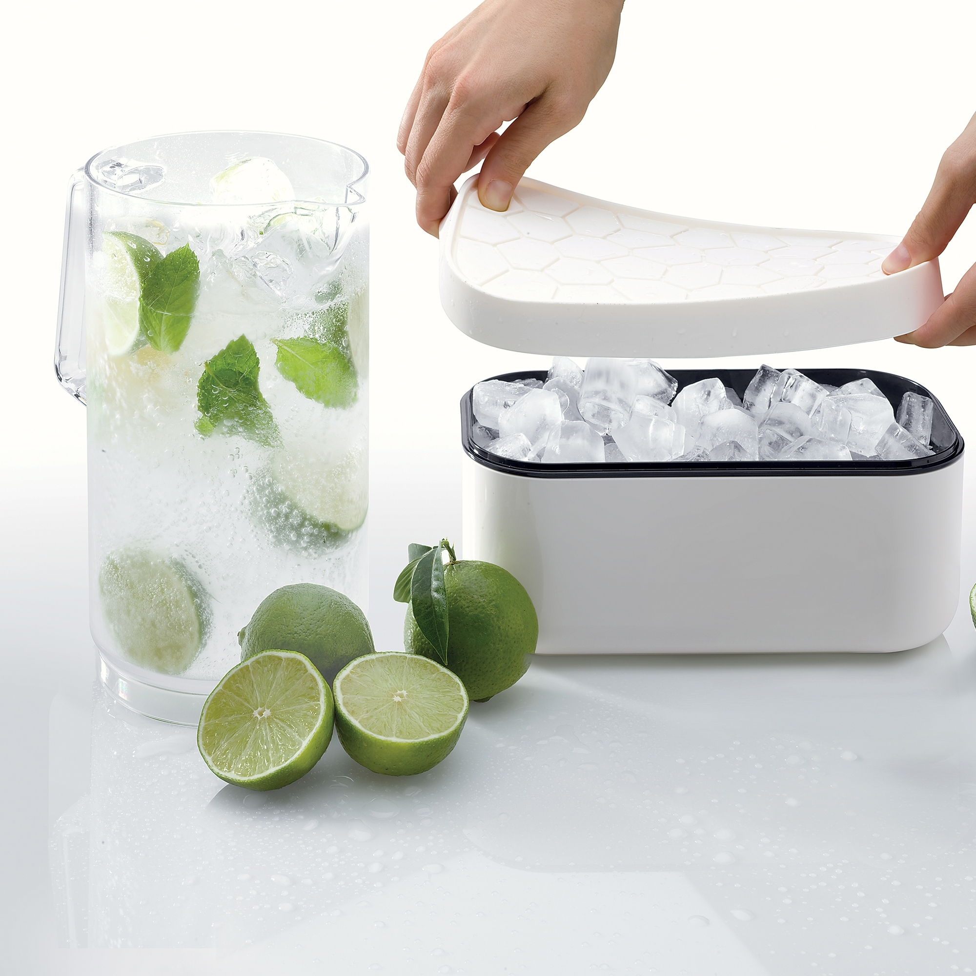 Lékué - Ice box and ice maker, white