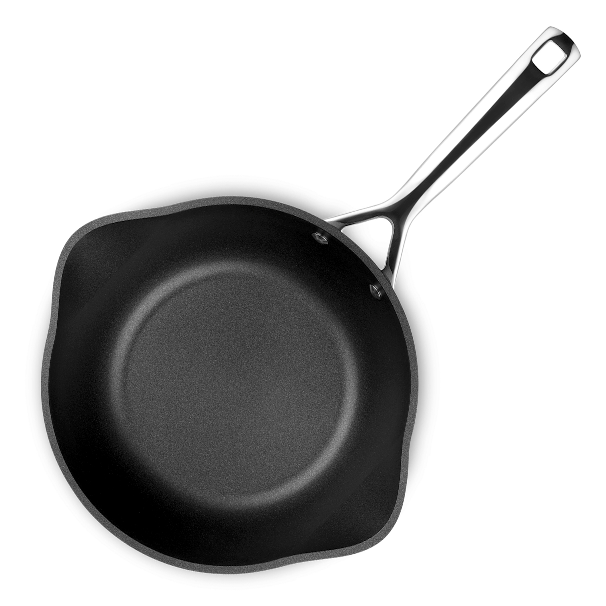 Le Creuset - Toughened Non-Stick Chef's Pan with Pouring Spouts + Lid 24 cm Le Creuset - Toughened Non-Stick Chef's Pan with Pouring Spouts + Lid 24 cm