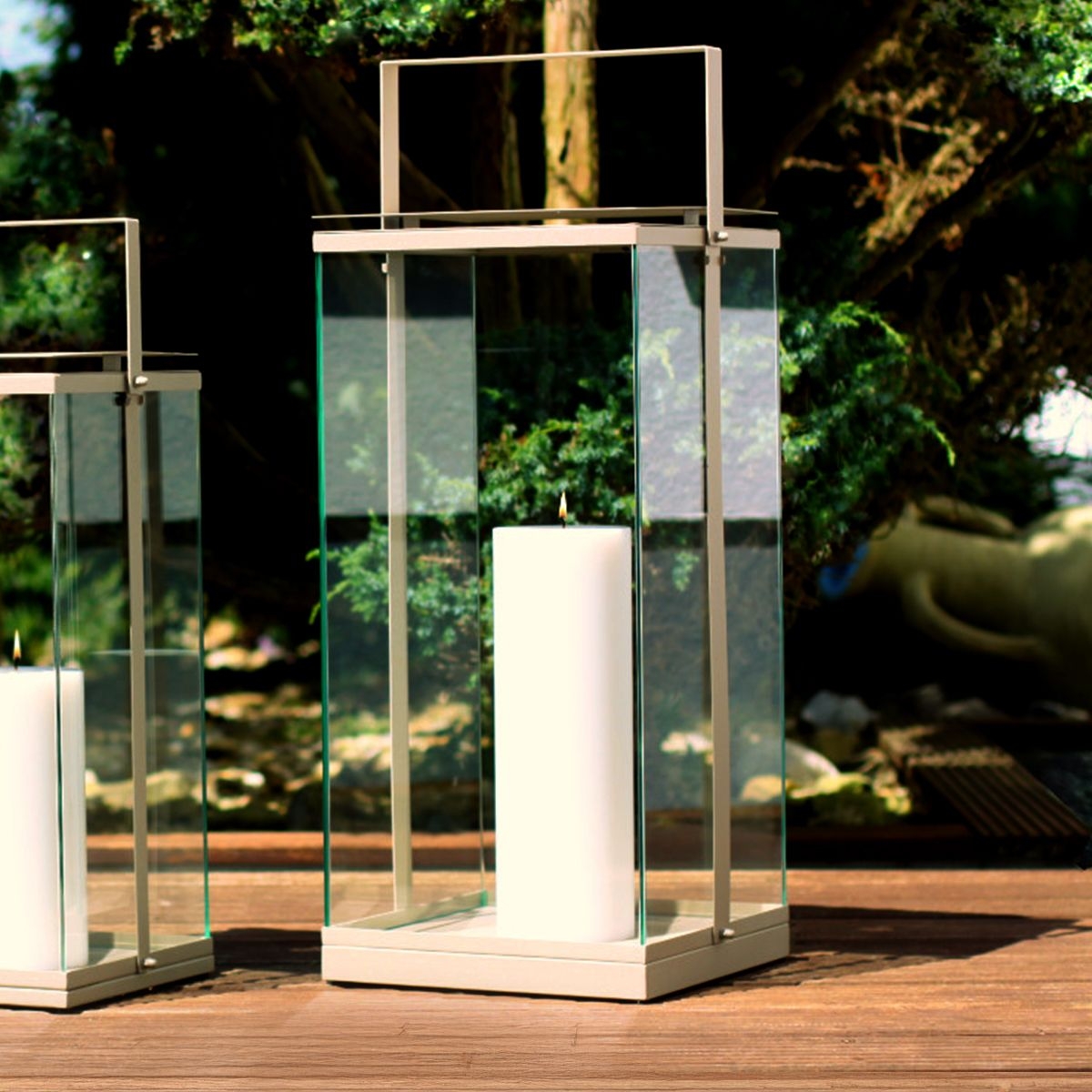 Qult - Lantern HACADO - H 66 cm | Sahara