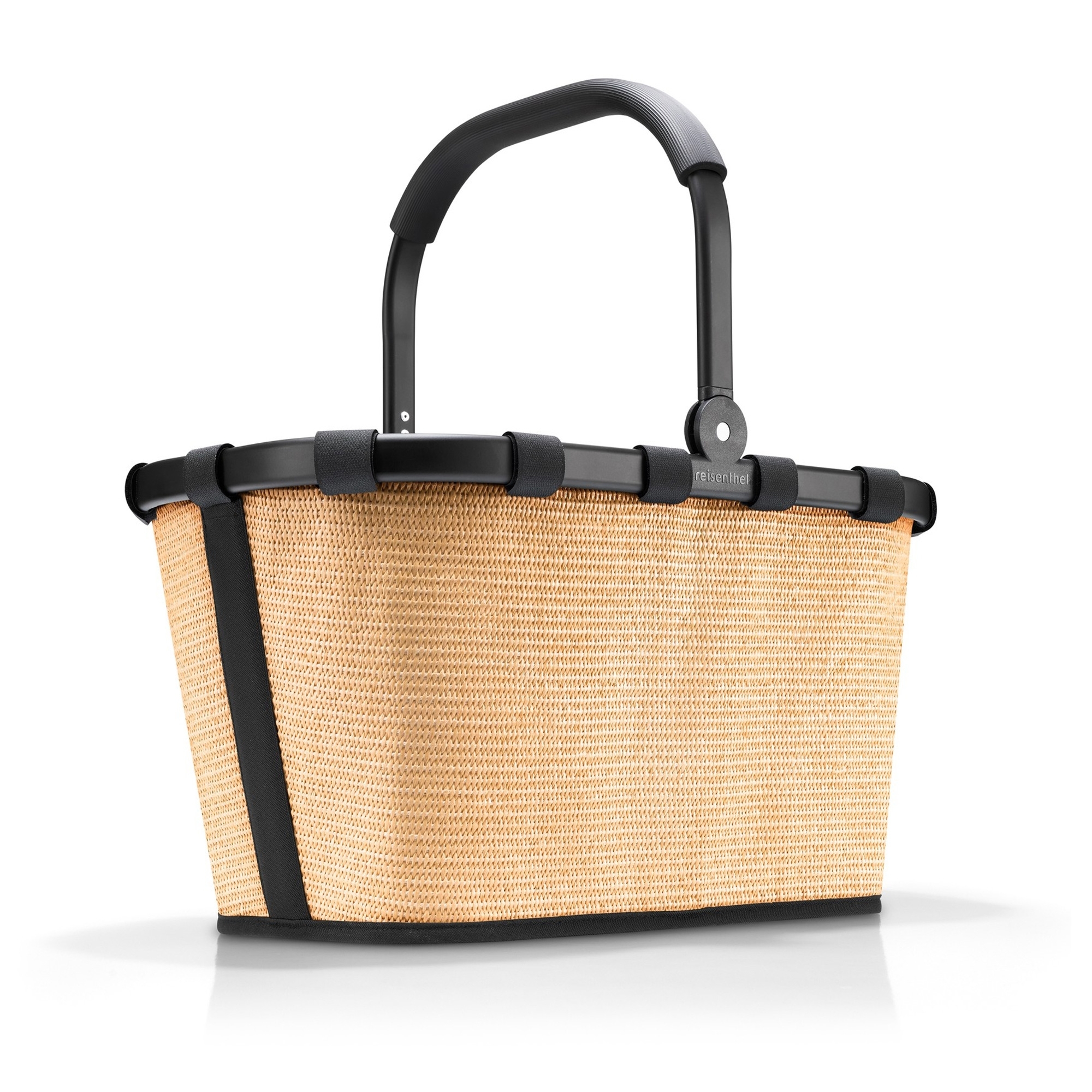 reisenthel - carrybag - frame raffia black reisenthel - carrybag - frame raffia black