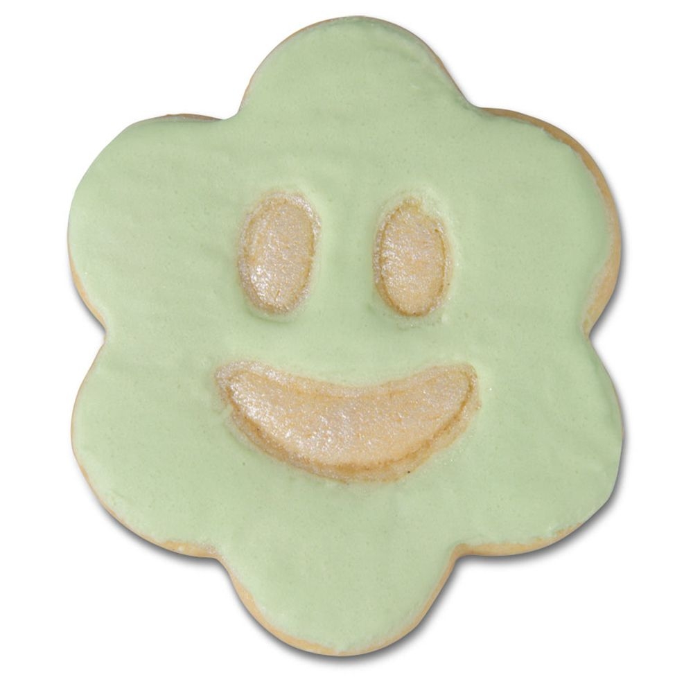 Städter - Prägeausstecher Lachende Blume - 6,5 cm - Set, 2-teilig
