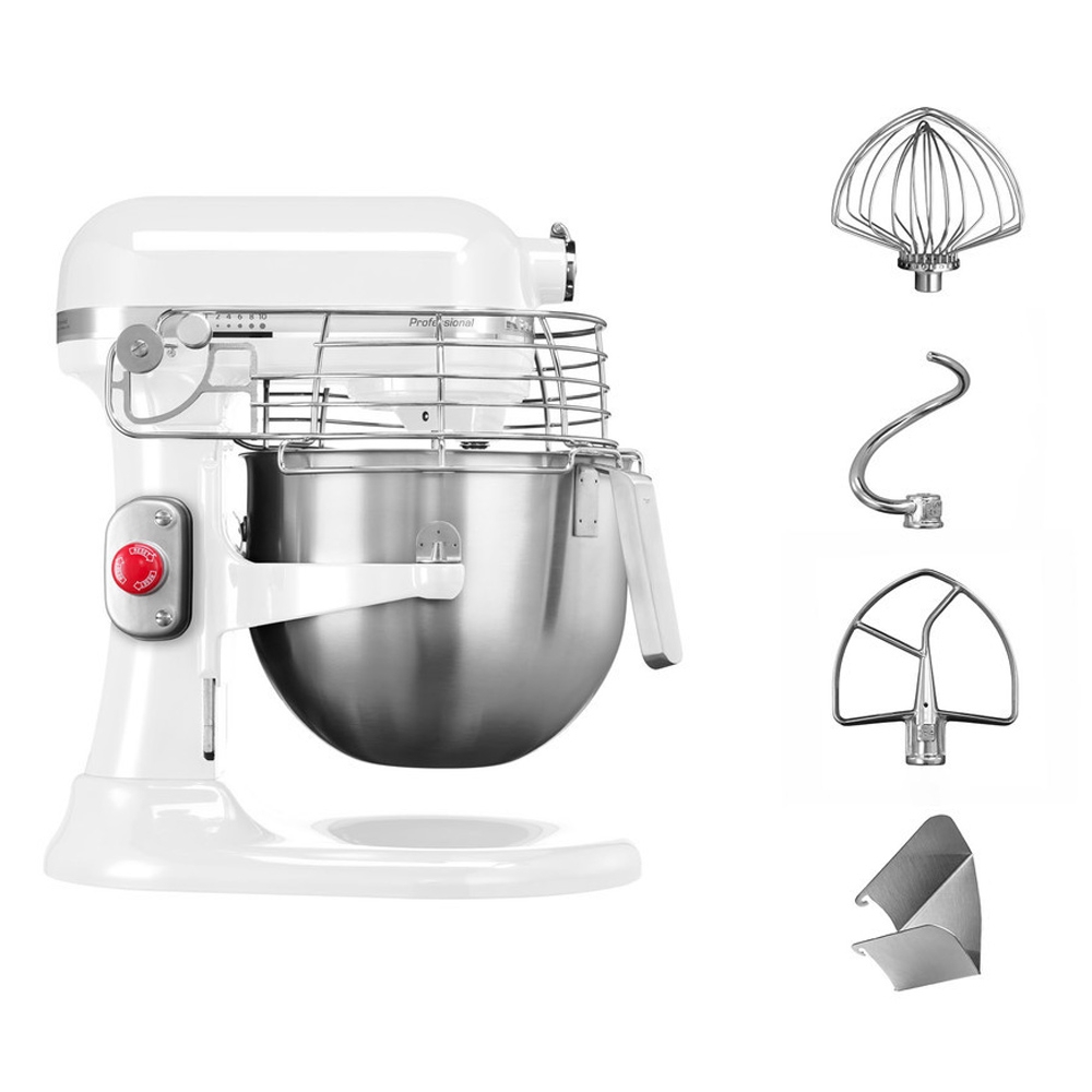 KitchenAid - Stand Mixer 6,9 L Professional - White