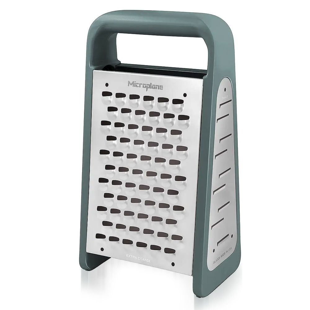Microplane - Box Grater PureCut |  Eucalyptus Green