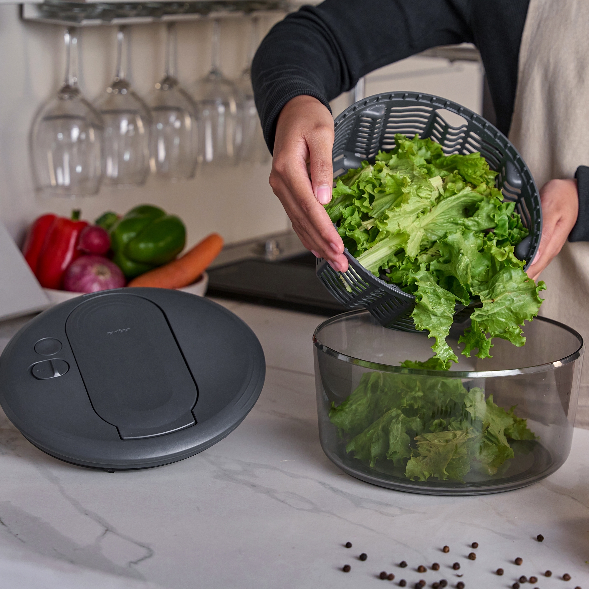Zyliss - Swift Dry Salad Spinner - Ø 23 cm | Plastic