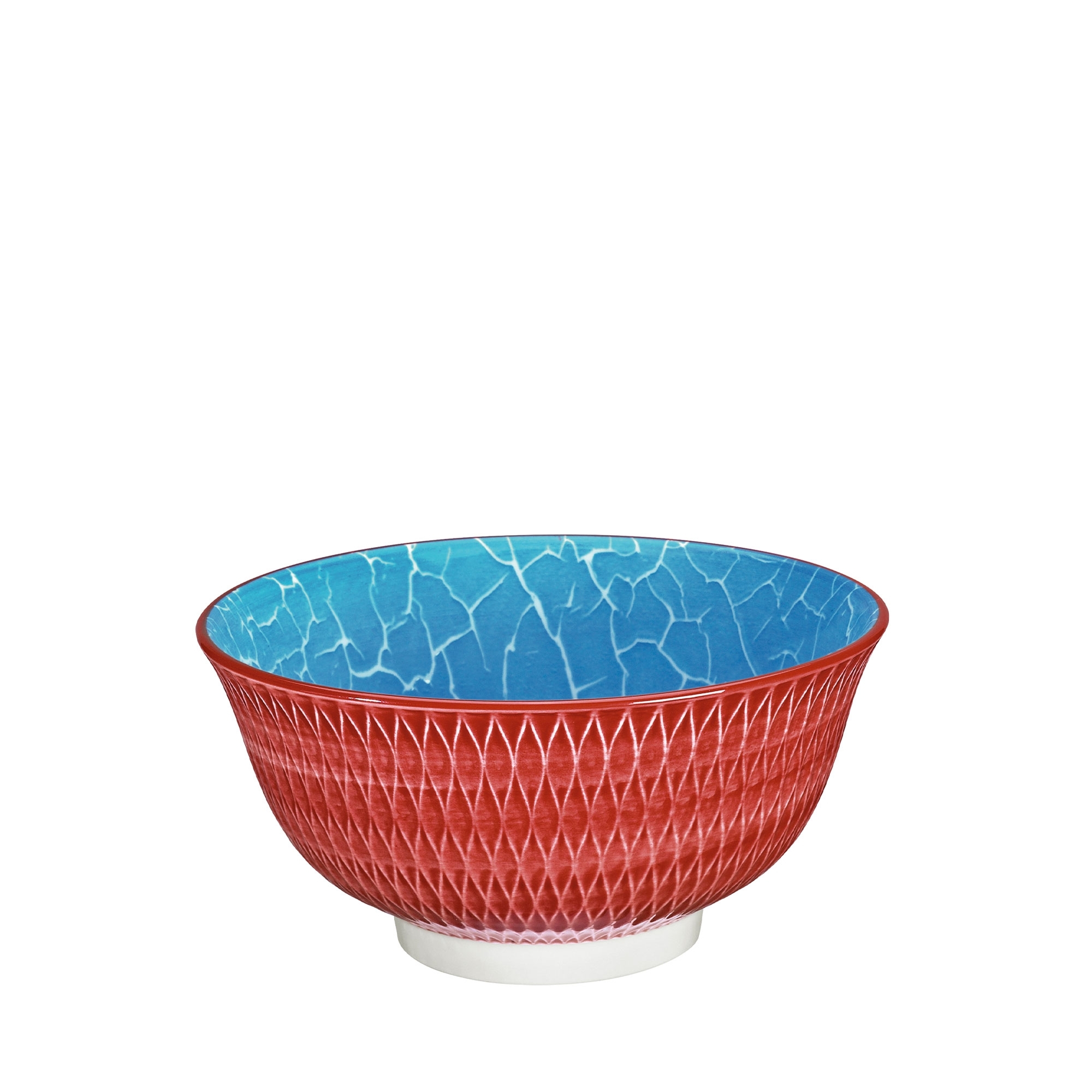 Cilio - Bowl AMICI - Rauten rot 15,5 cm