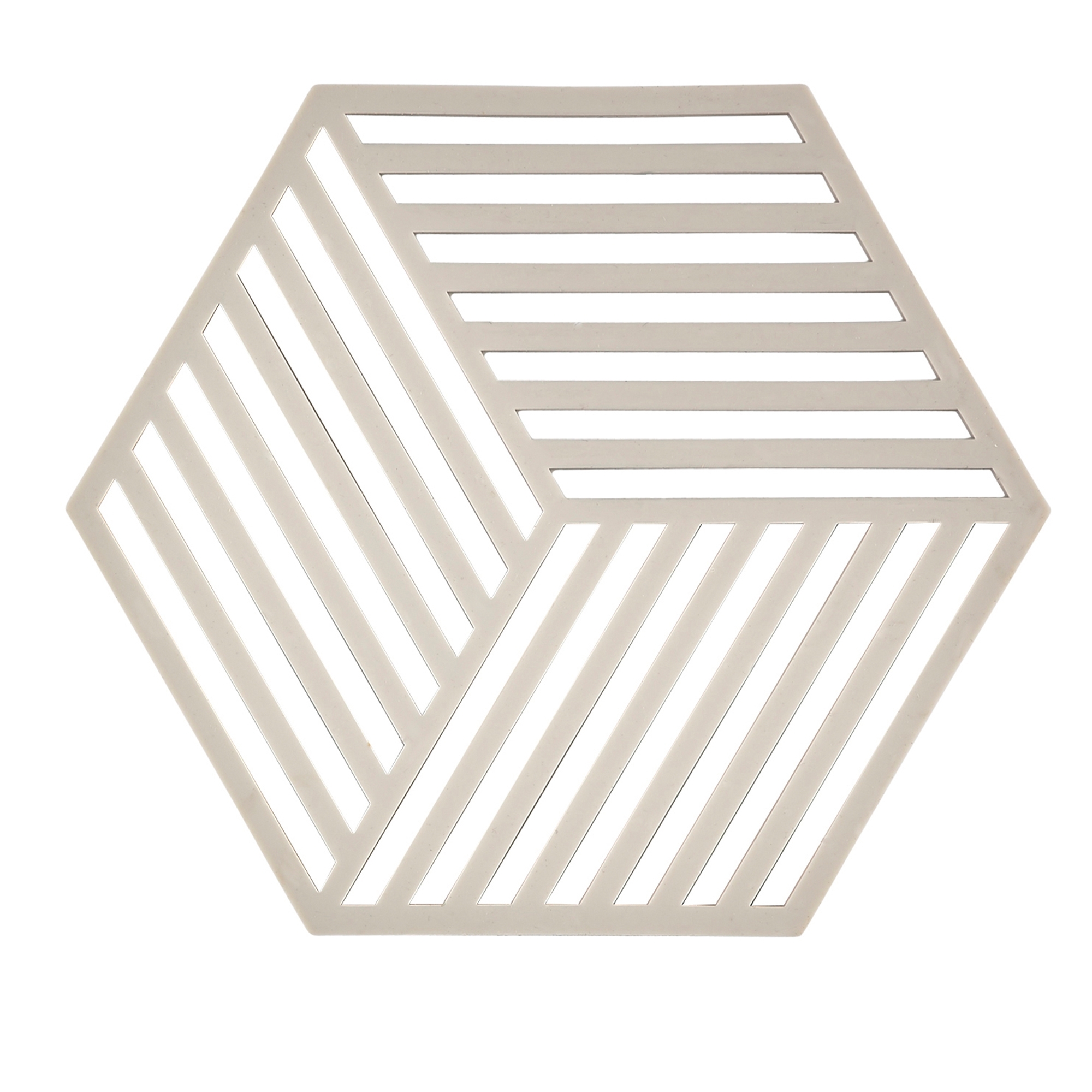Zone - Hexagon Trivet - Warm Grey