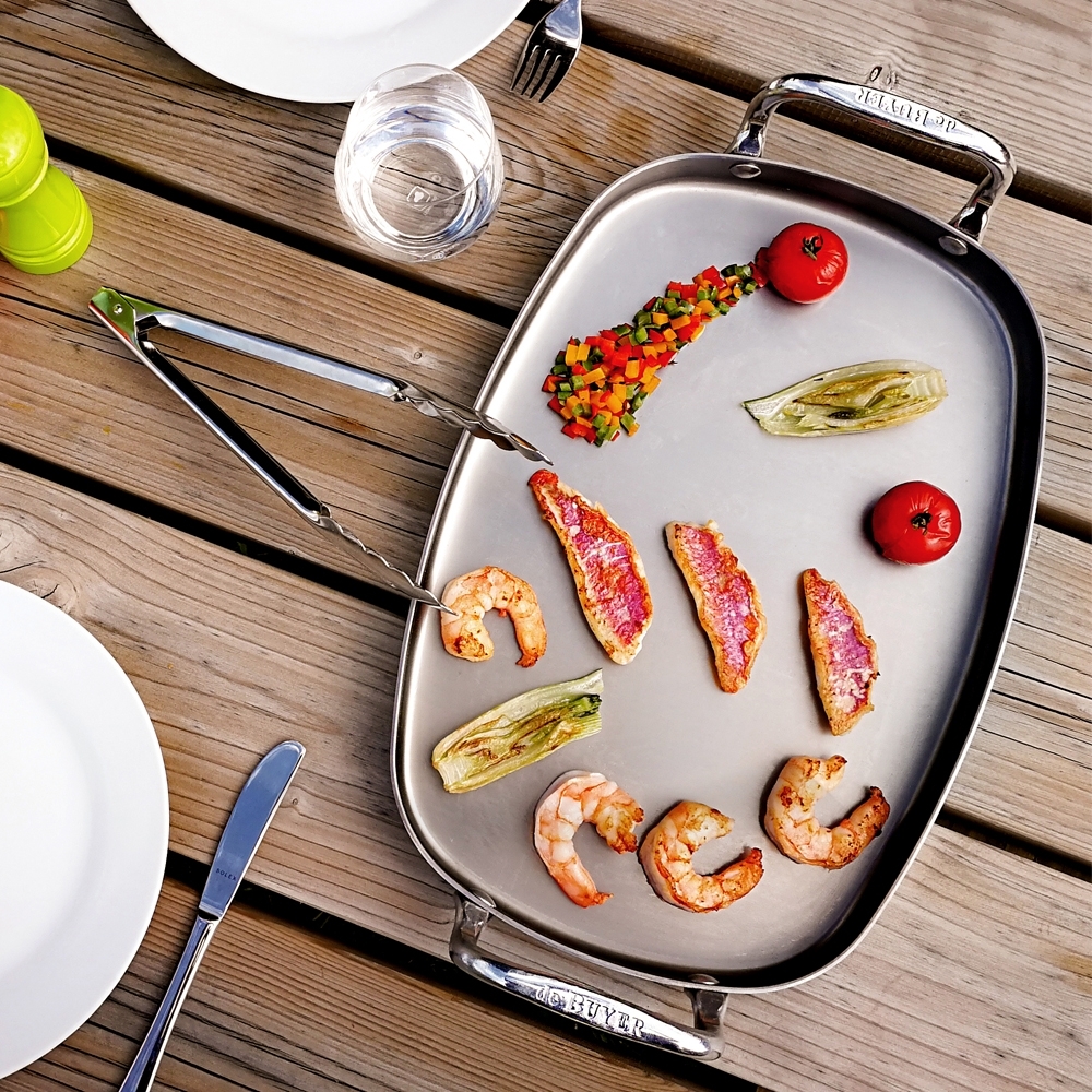 de Buyer - Mineral B - Grillpfanne Rechteckig La Plancha