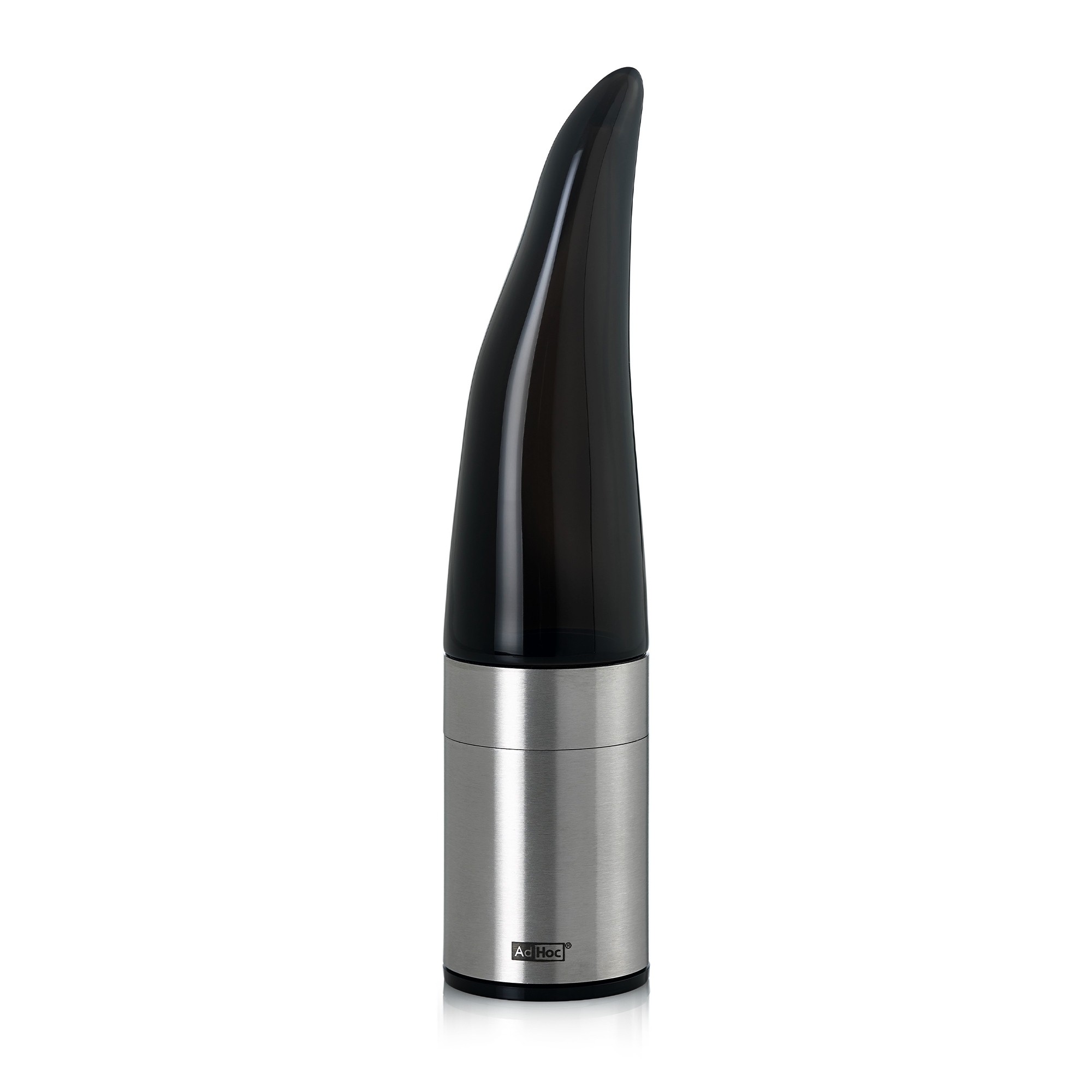 AdHoc Chilimühle PEPE BLACK mit roter Chili daneben