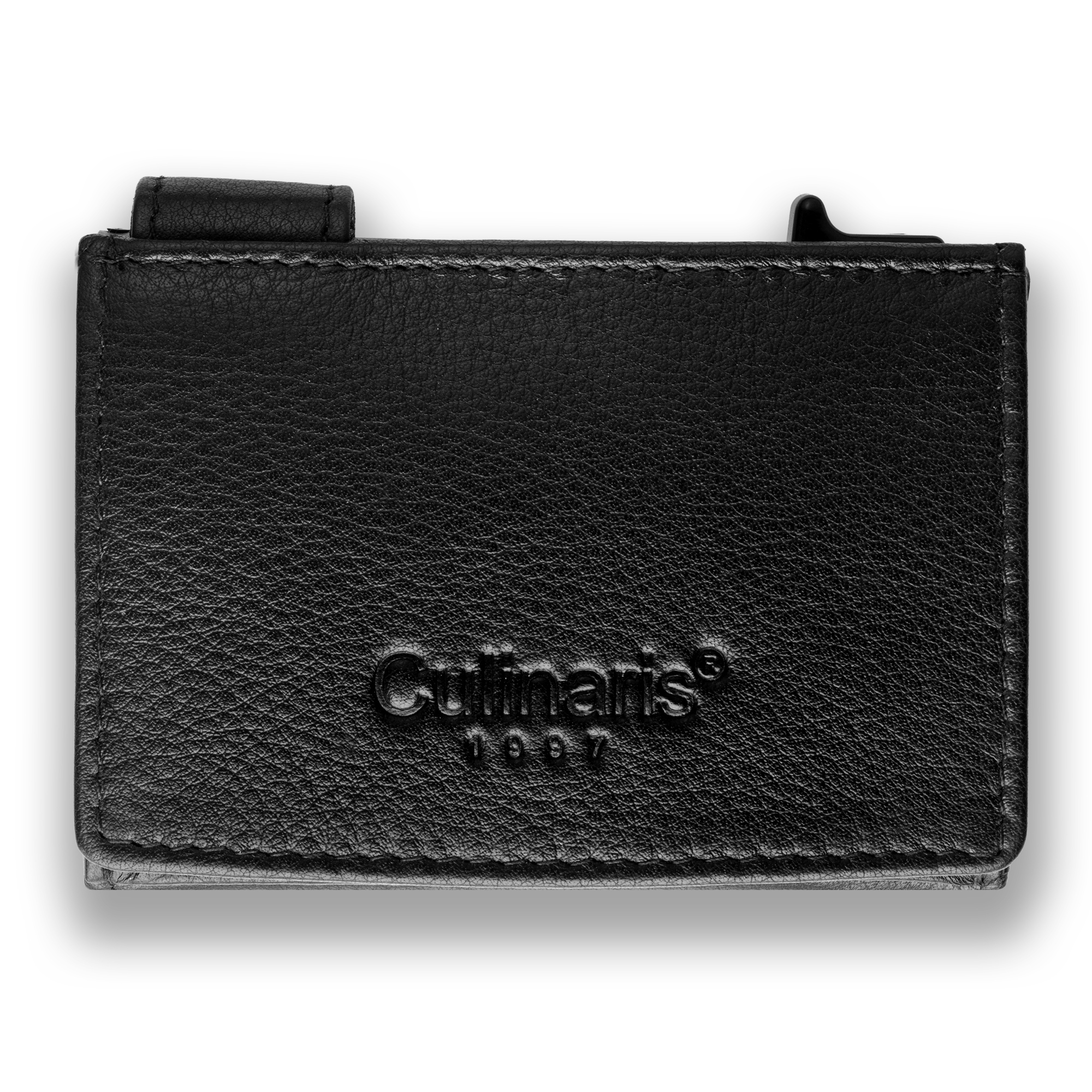Card Case with Coin Pocket - Black | Culinaris