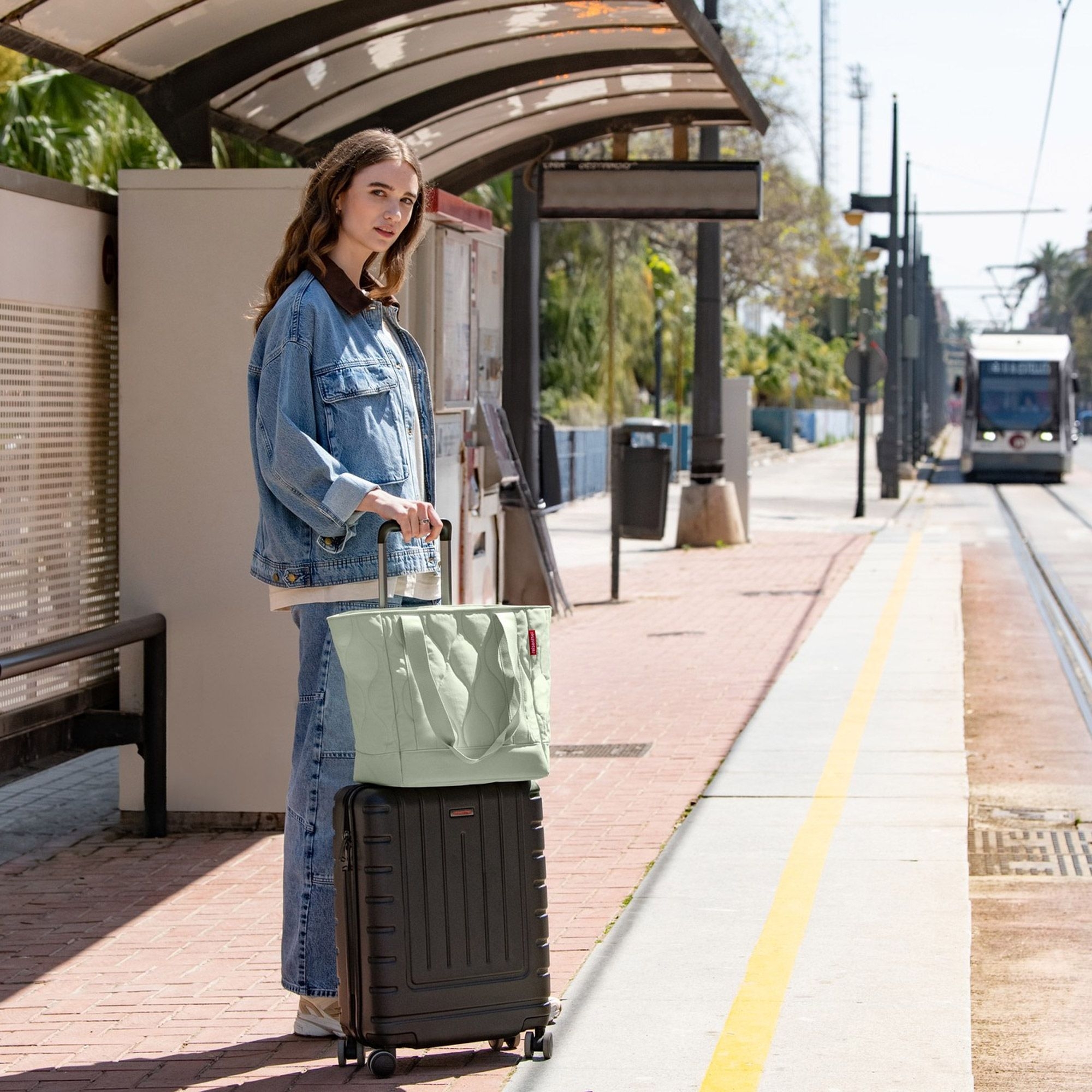 reisenthel - travelshopper - puffer iced matcha