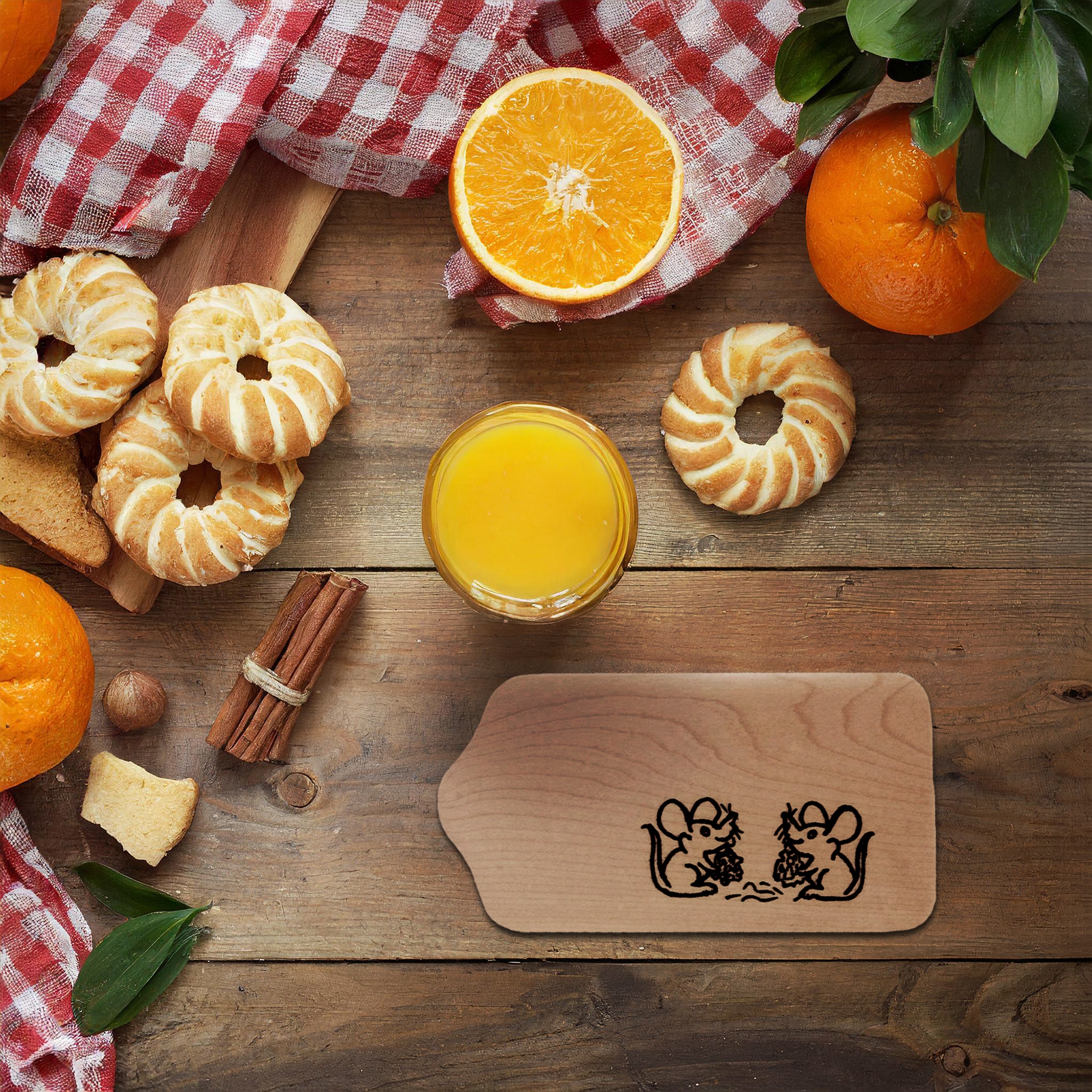 Culinaris - 3 piece breakfast board set made of maple wood