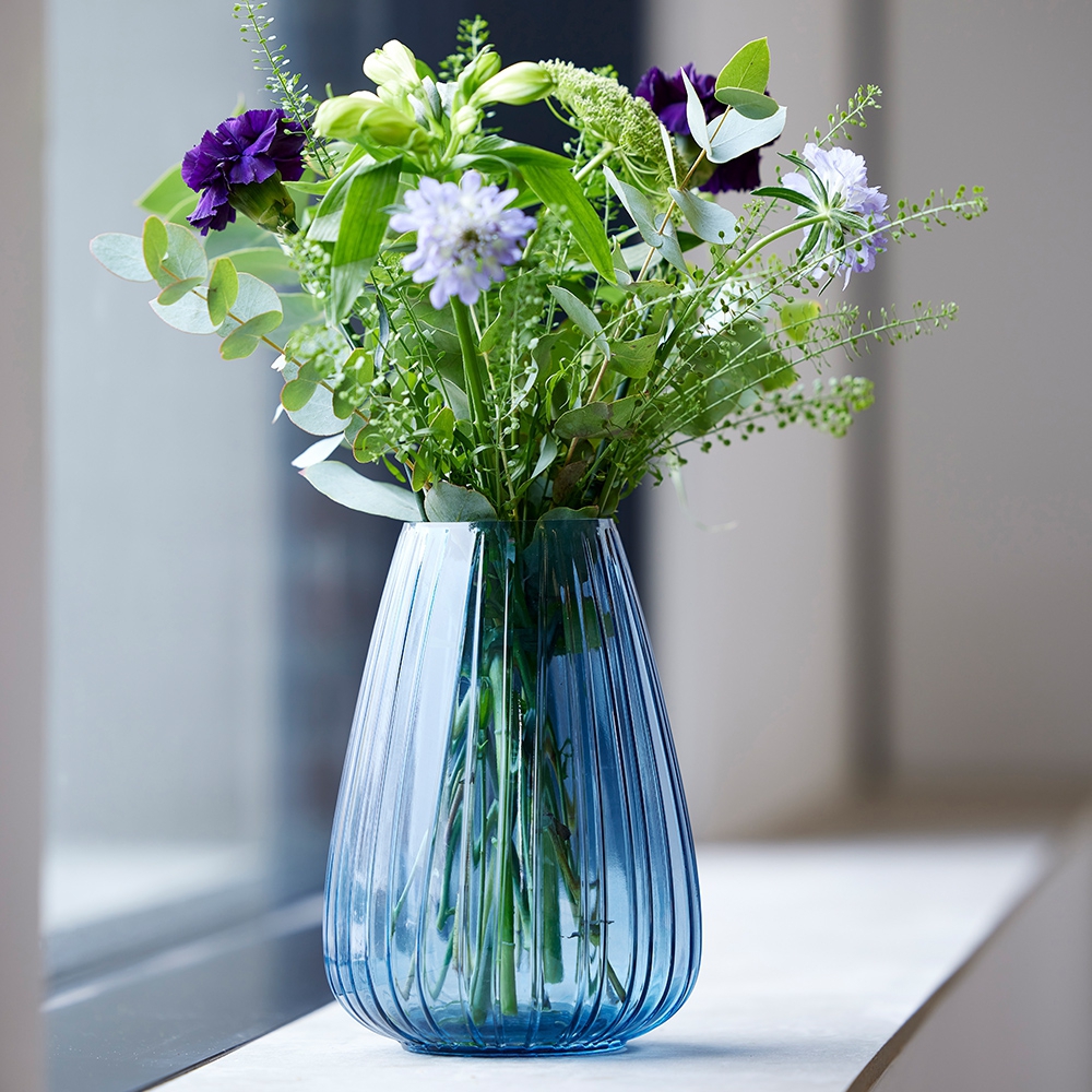 Bitz - Kusintha Vase - 22 cm - dark blue