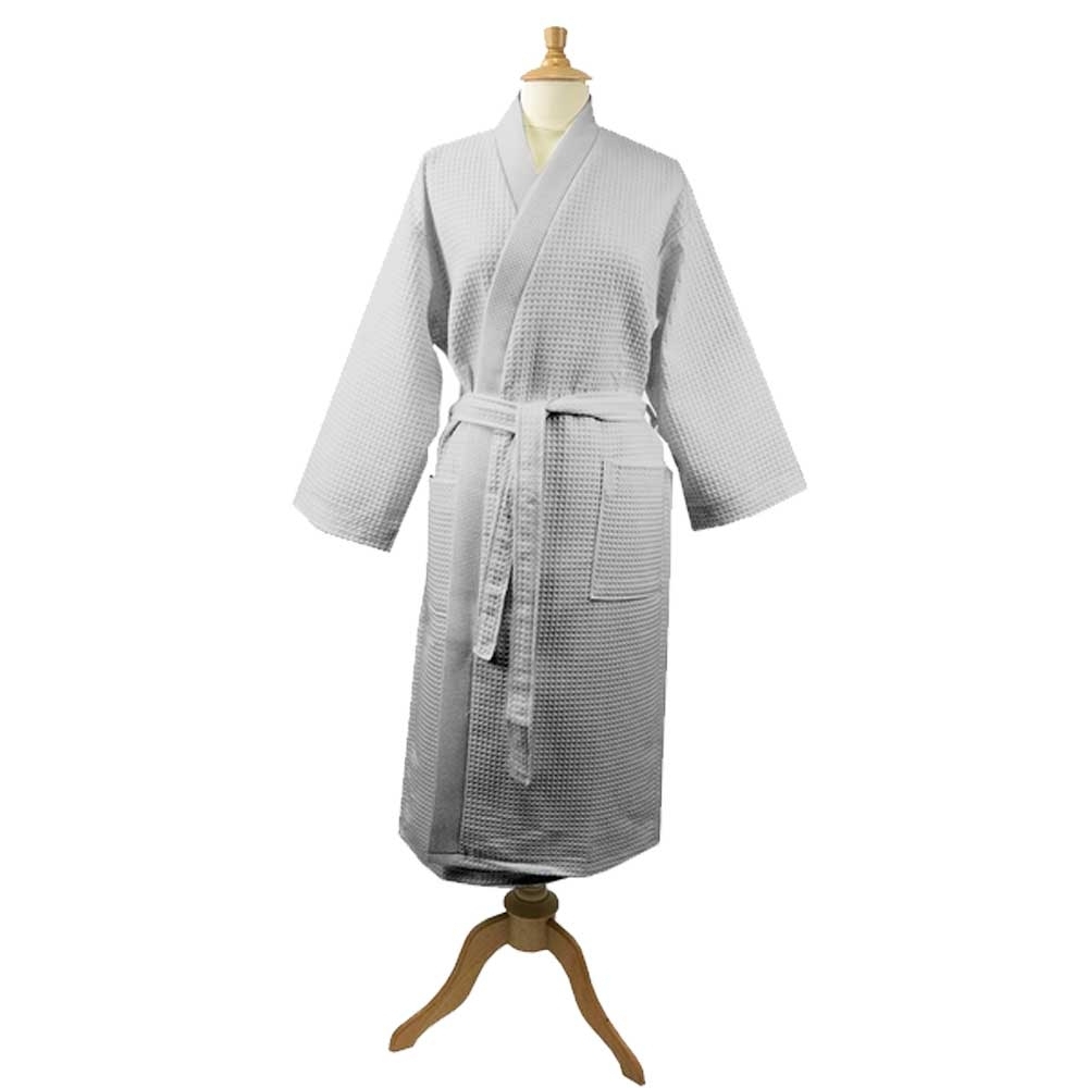 Garnier-Thiebaut bathrobe - Nid D'Abeille Gris Perle