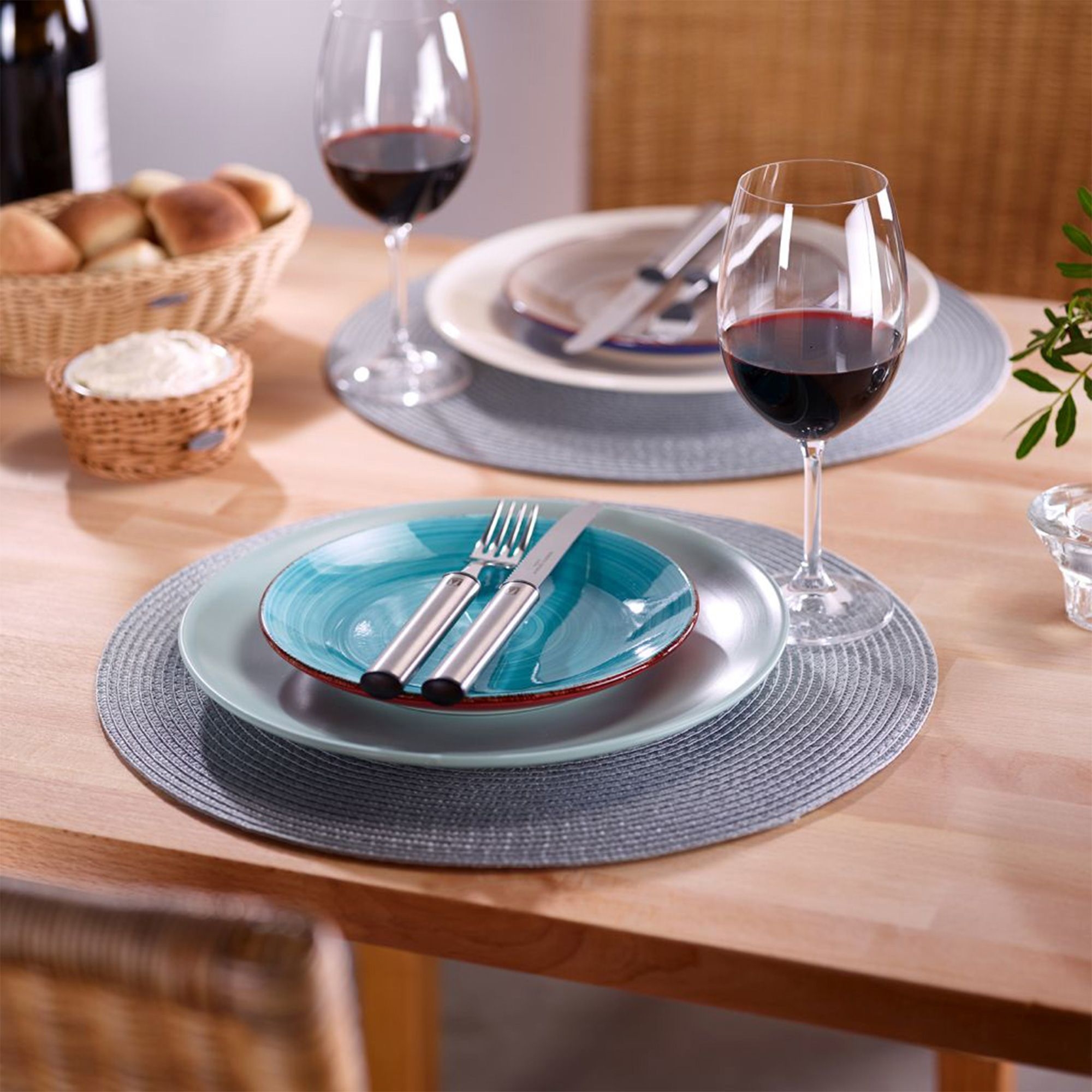 Westmark - Tischset »Circle«, rund Ø 38 cm, grau
