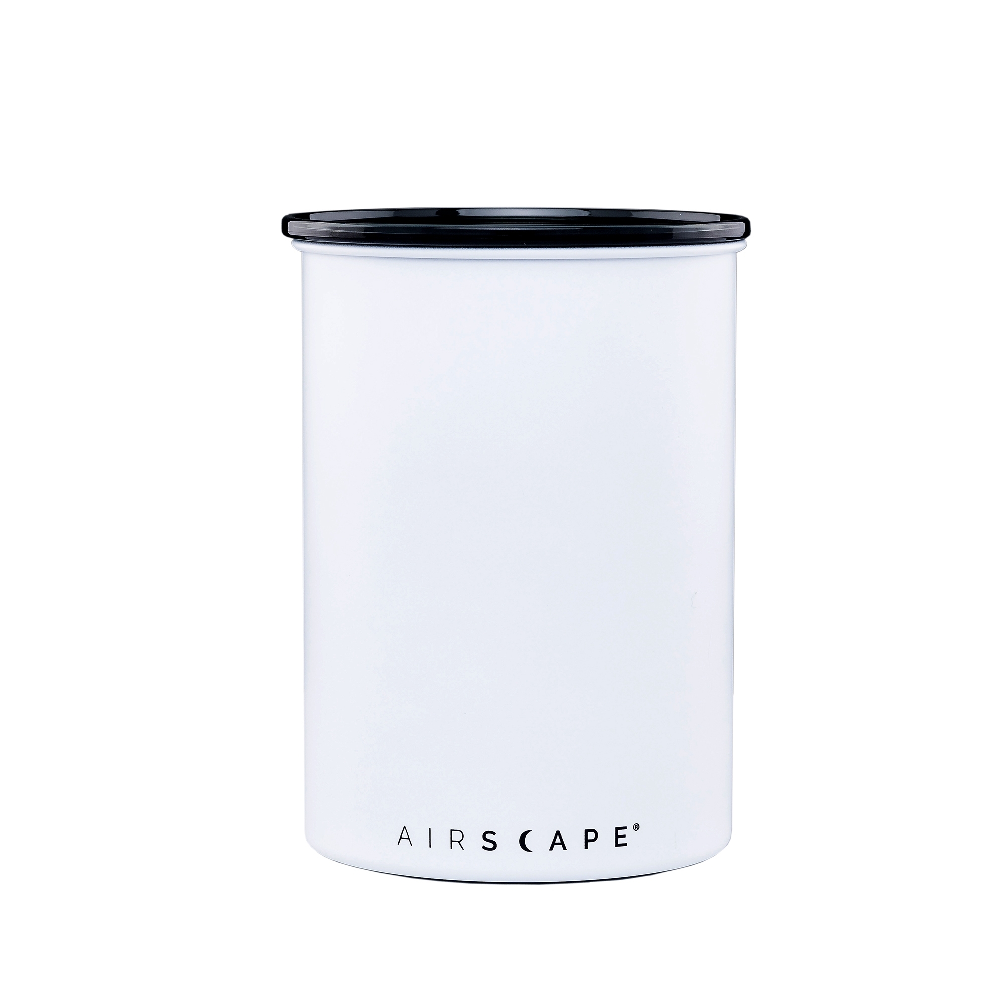 Airscape® – Stainless Steel Aroma Container, medium, matte white