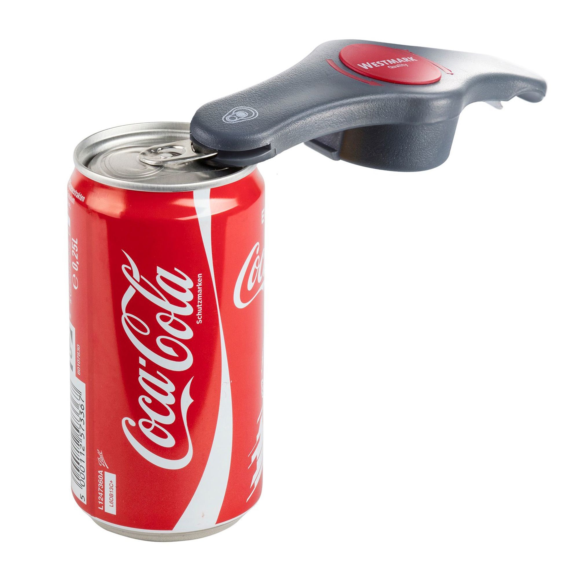 Westmark Kombiöffner Propeller öffnet eine Getränkedose