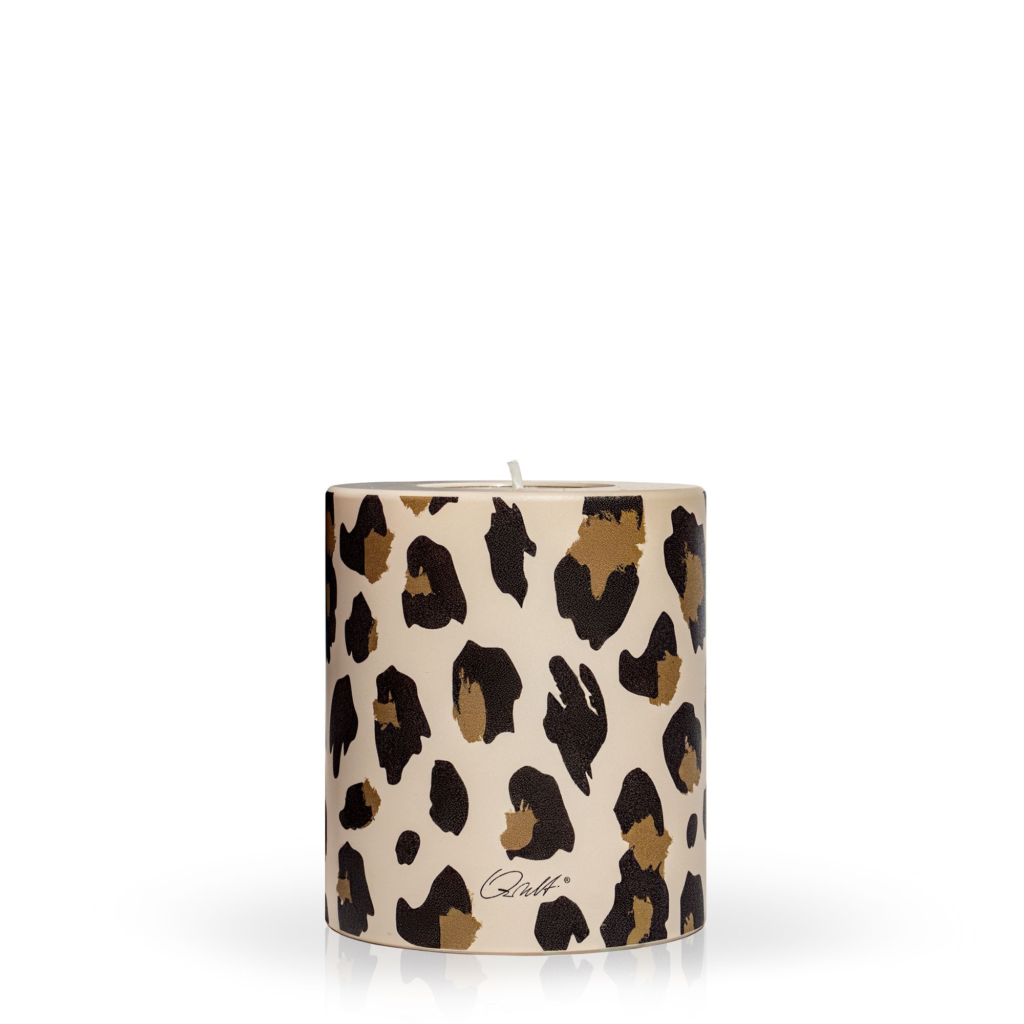 Qult Farluce Trend - Teelichthalter in Kerzenform LEO Ø 8 cm x H 9 cm Qult Farluce Trend - Teelichthalter in Kerzenform LEO Ø 8 cm x H 9 cm