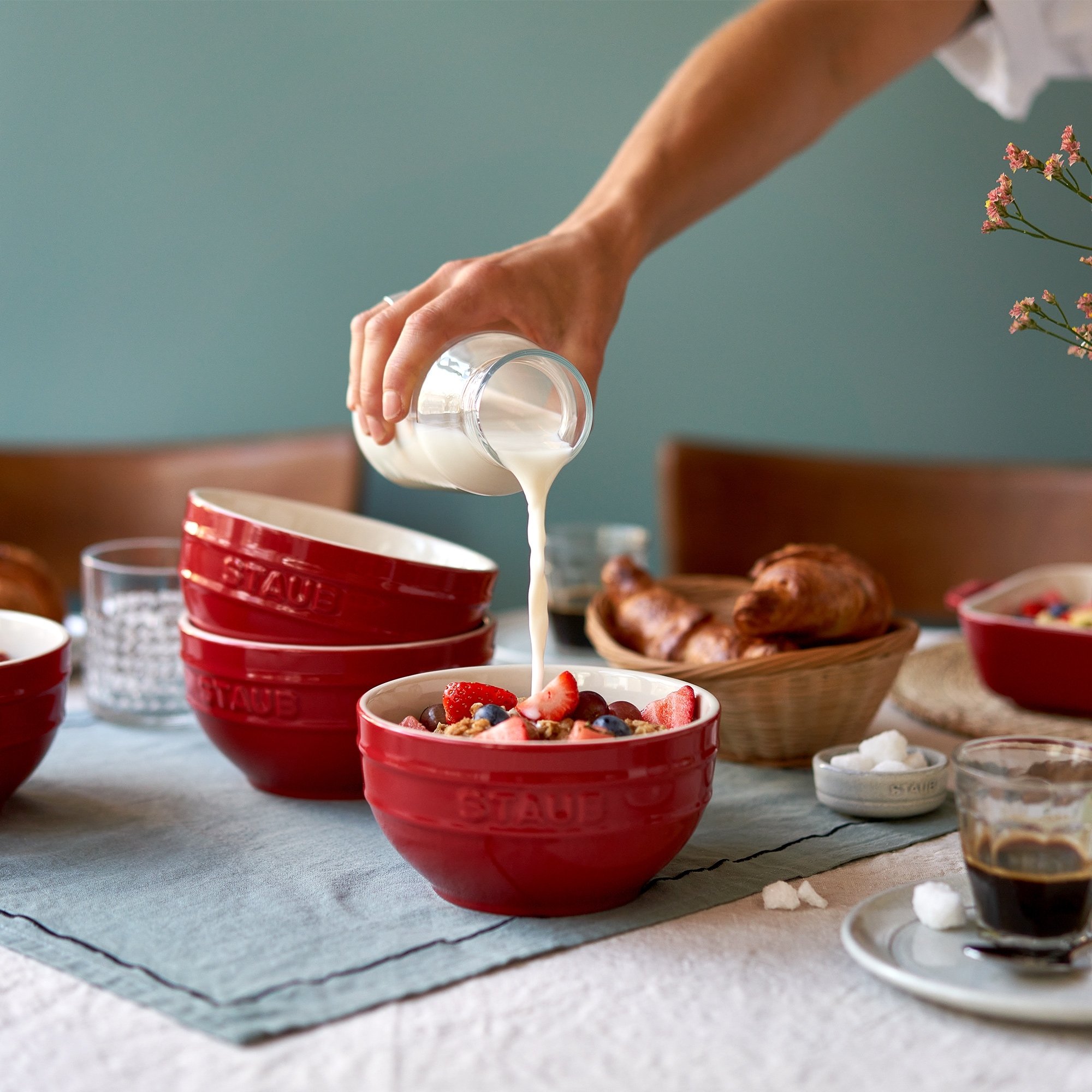 STAUB - Bowl | Ceramique | 14 cm | cherry red