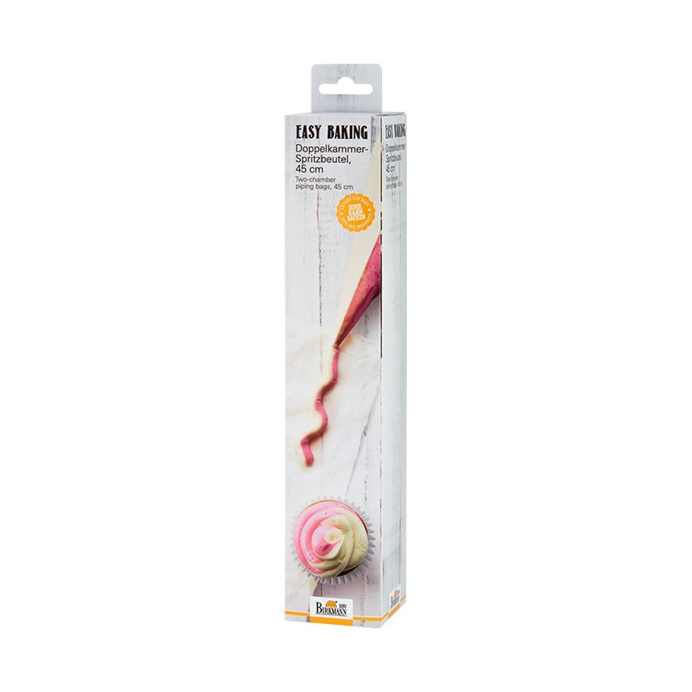 BR Double chamber piping bag, Easy Baking 45cm