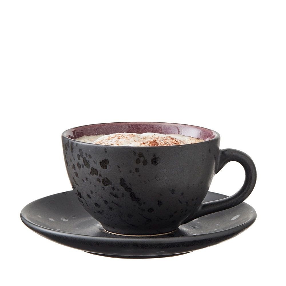 Bitz - Tasse mit Untersetzer - 4 Stück