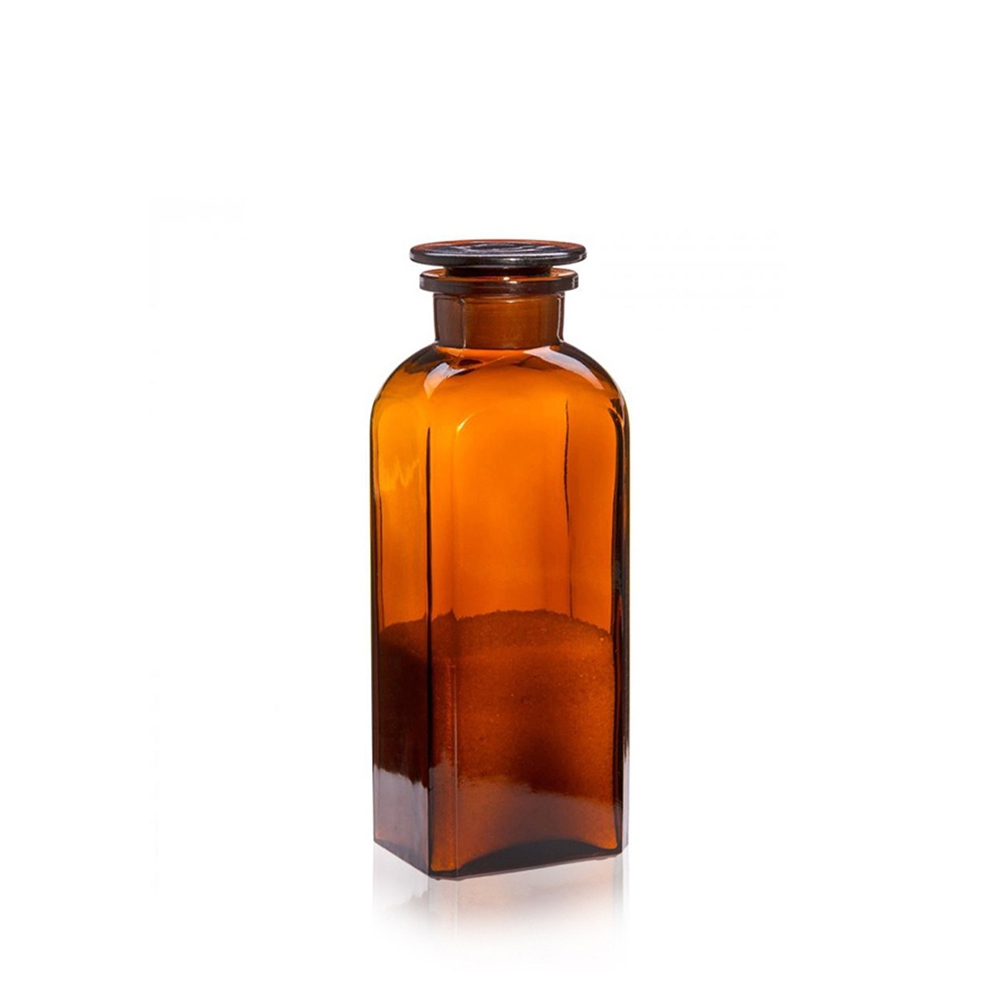 Trendglas Jena - apothecary bottle square 800 ml, brown