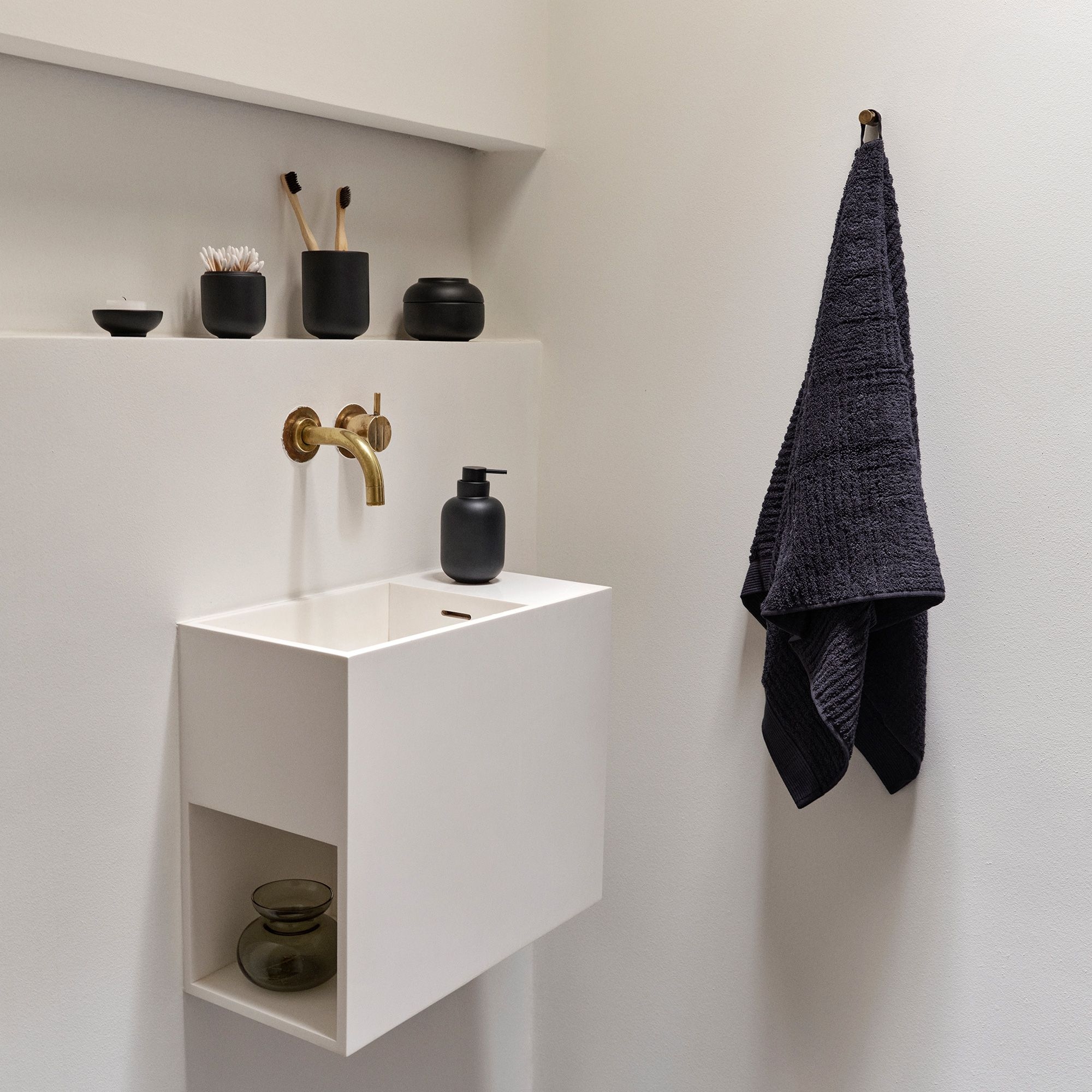 Zone - Sensu Zahnbürstenbecher - Black