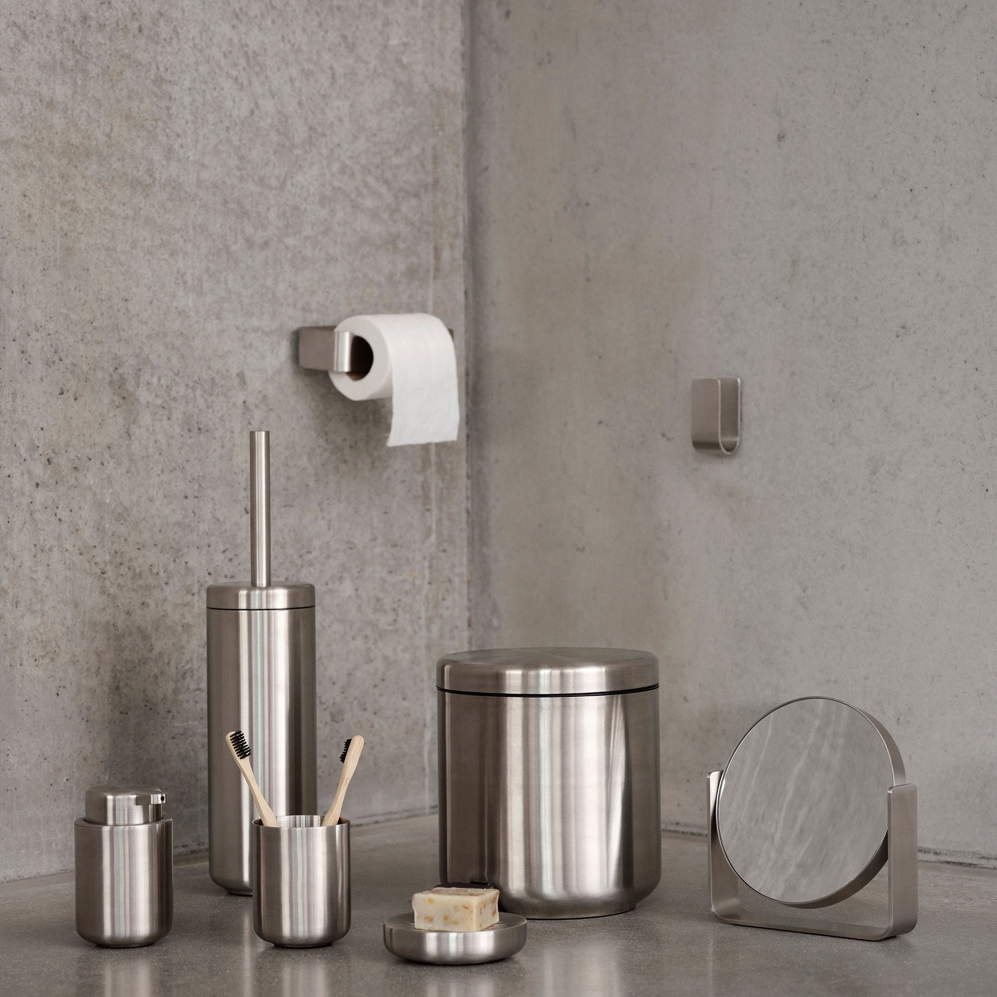 Zone - Ume Zahnbürstenbecher - Stahl