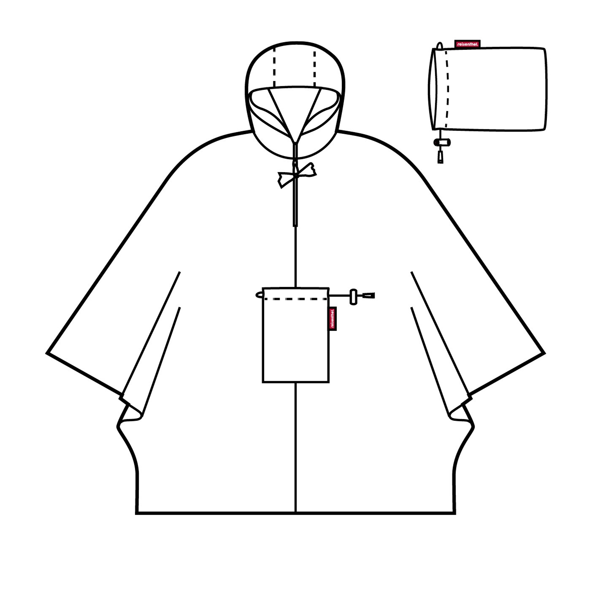 reisenthel - mini maxi poncho - leo macchiato reisenthel - mini maxi poncho - leo macchiato