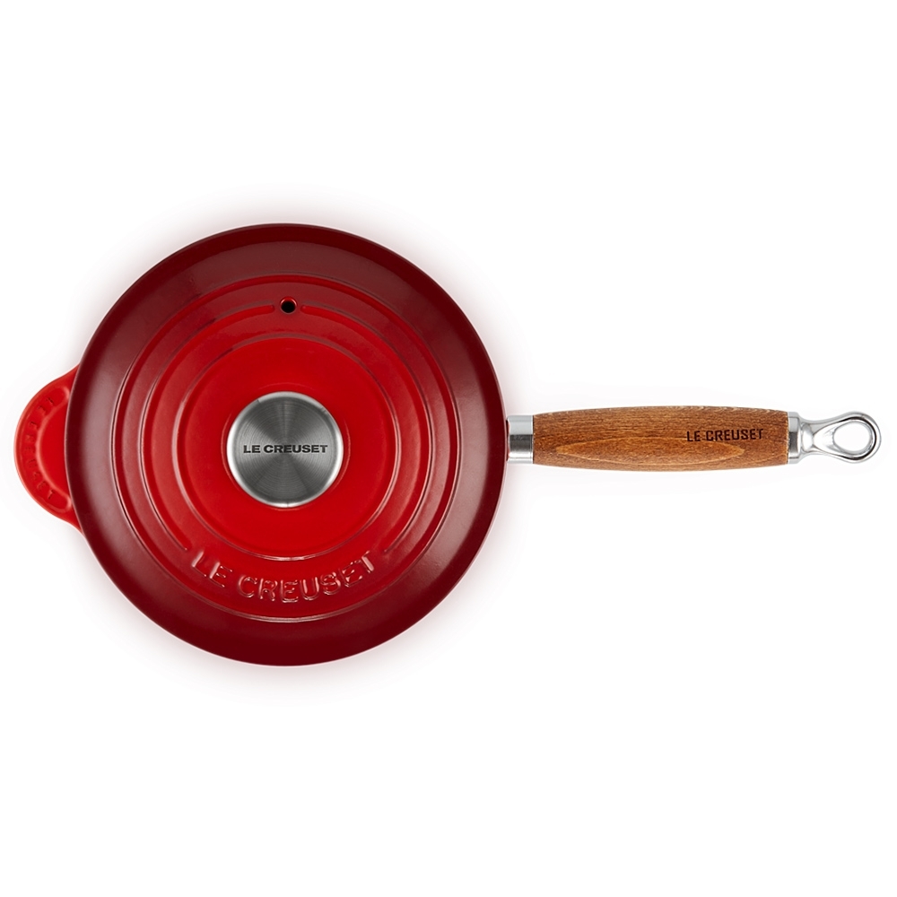 Le Creuset - Saucepan wooden handle 18 cm Le Creuset - Saucepan wooden handle 18 cm