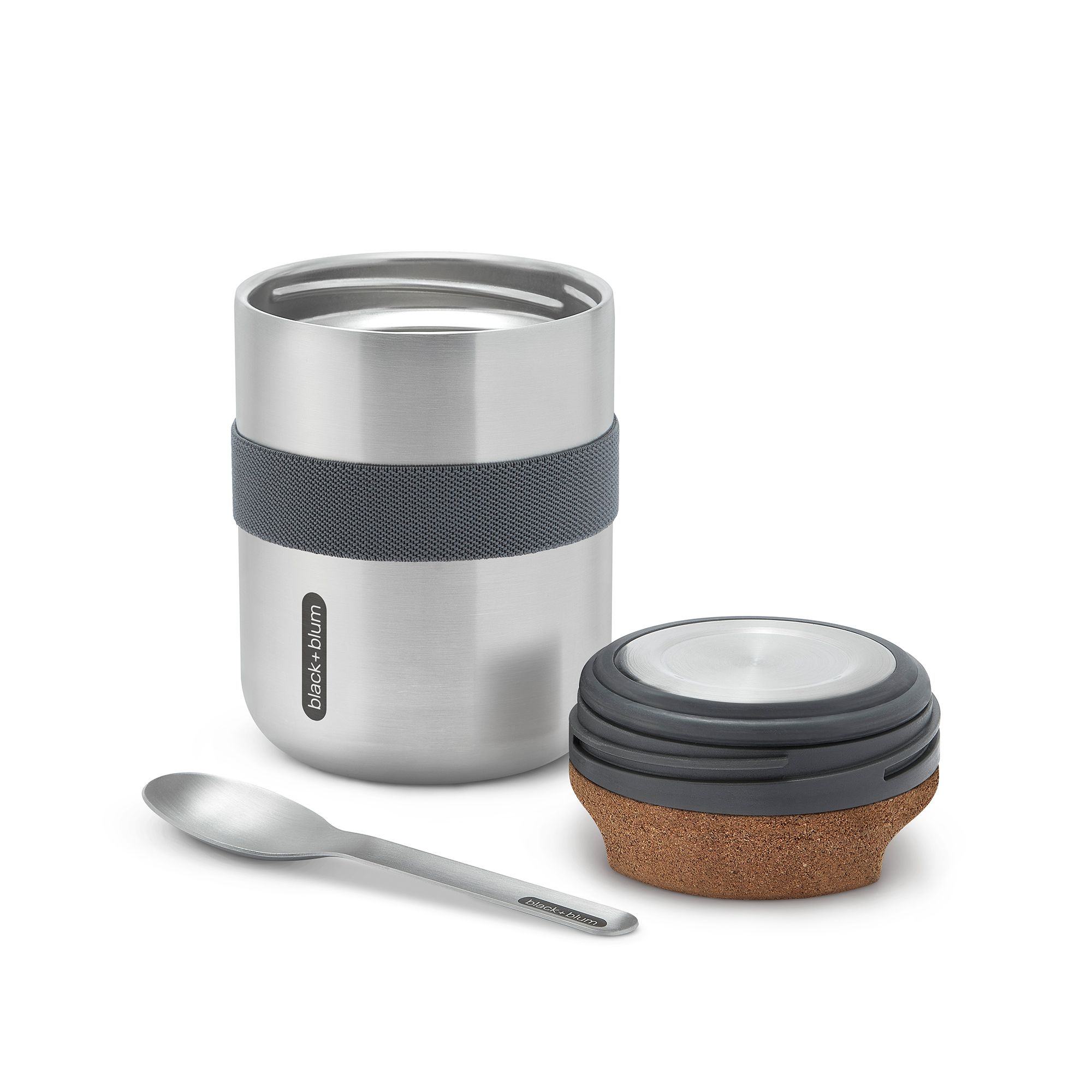 black+blum - Thermo Becher Edelstahl/Kork 550ml black+blum - Thermo Becher Edelstahl/Kork 550ml