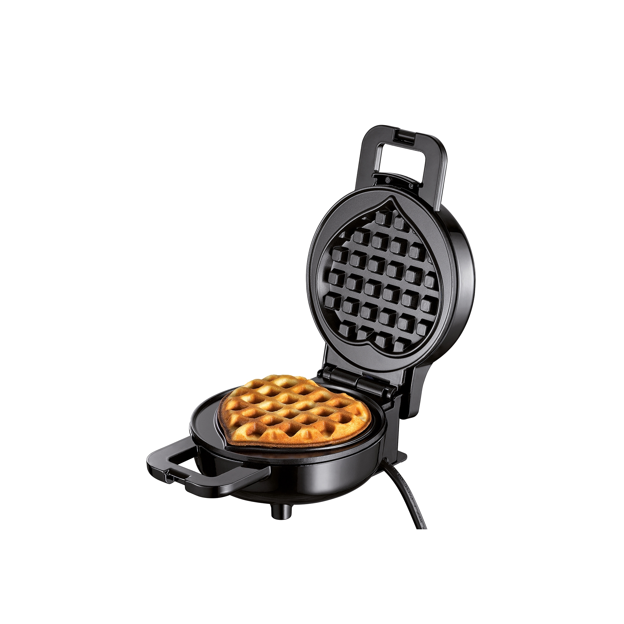 cilio mini heart waffle maker with waffle