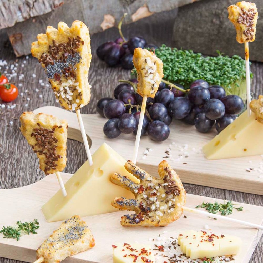 Städter - Cookie Cutter Cheese feet - Set, 3 pieces - different materials