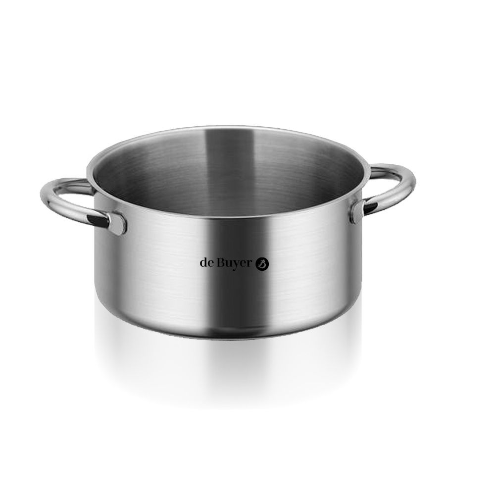 De Buyer DeBuyer Affinity Stainless Steel Stew Pan With Lid 28 cm