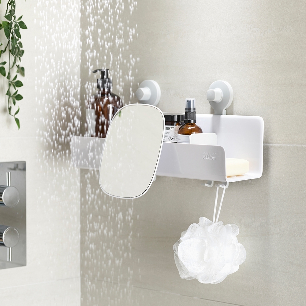 Joseph Joseph - EasyStore™ Shower Shelf with Mirror Large Joseph Joseph - EasyStore™ Shower Shelf with Mirror Large