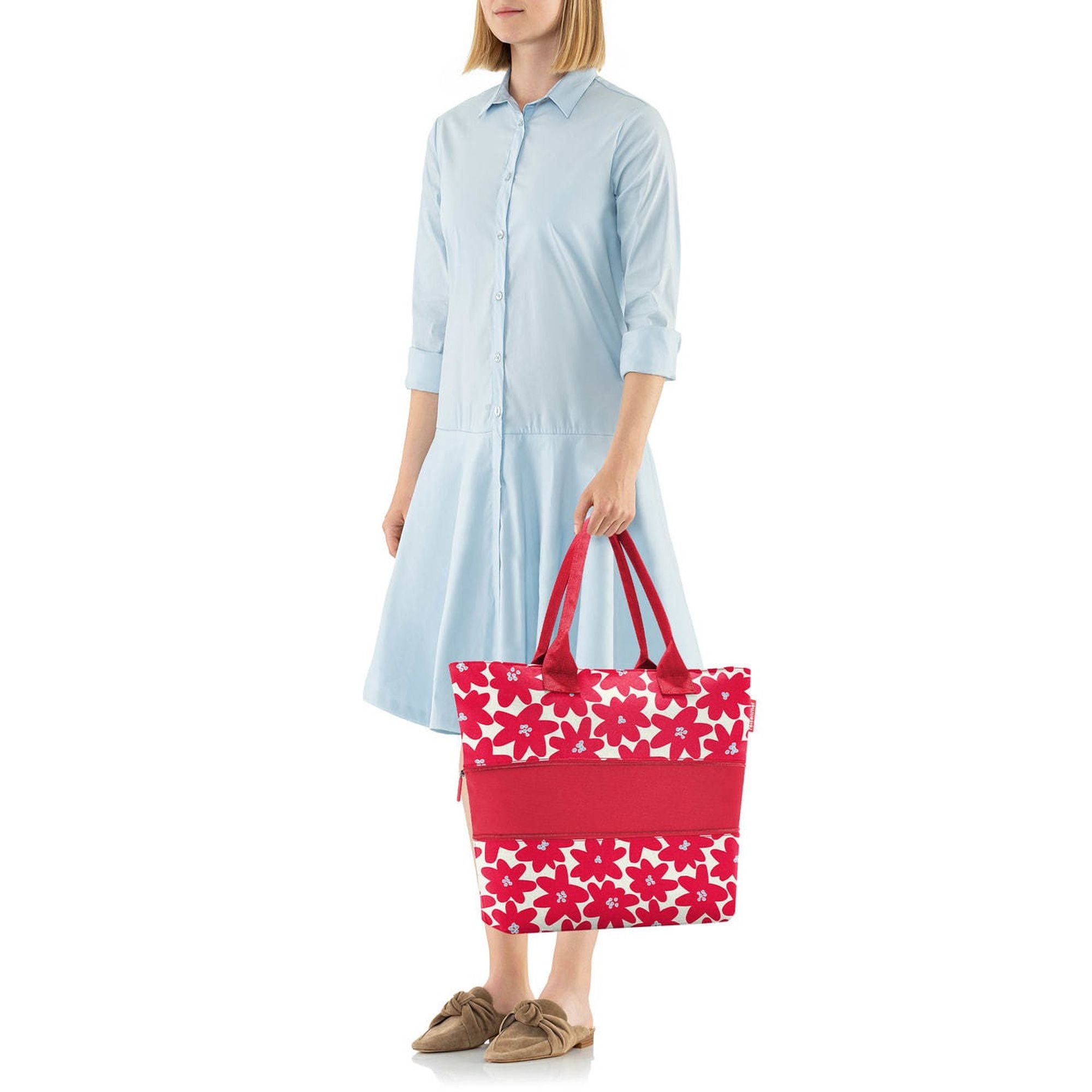 reisenthel - shopper e1 - daisy red