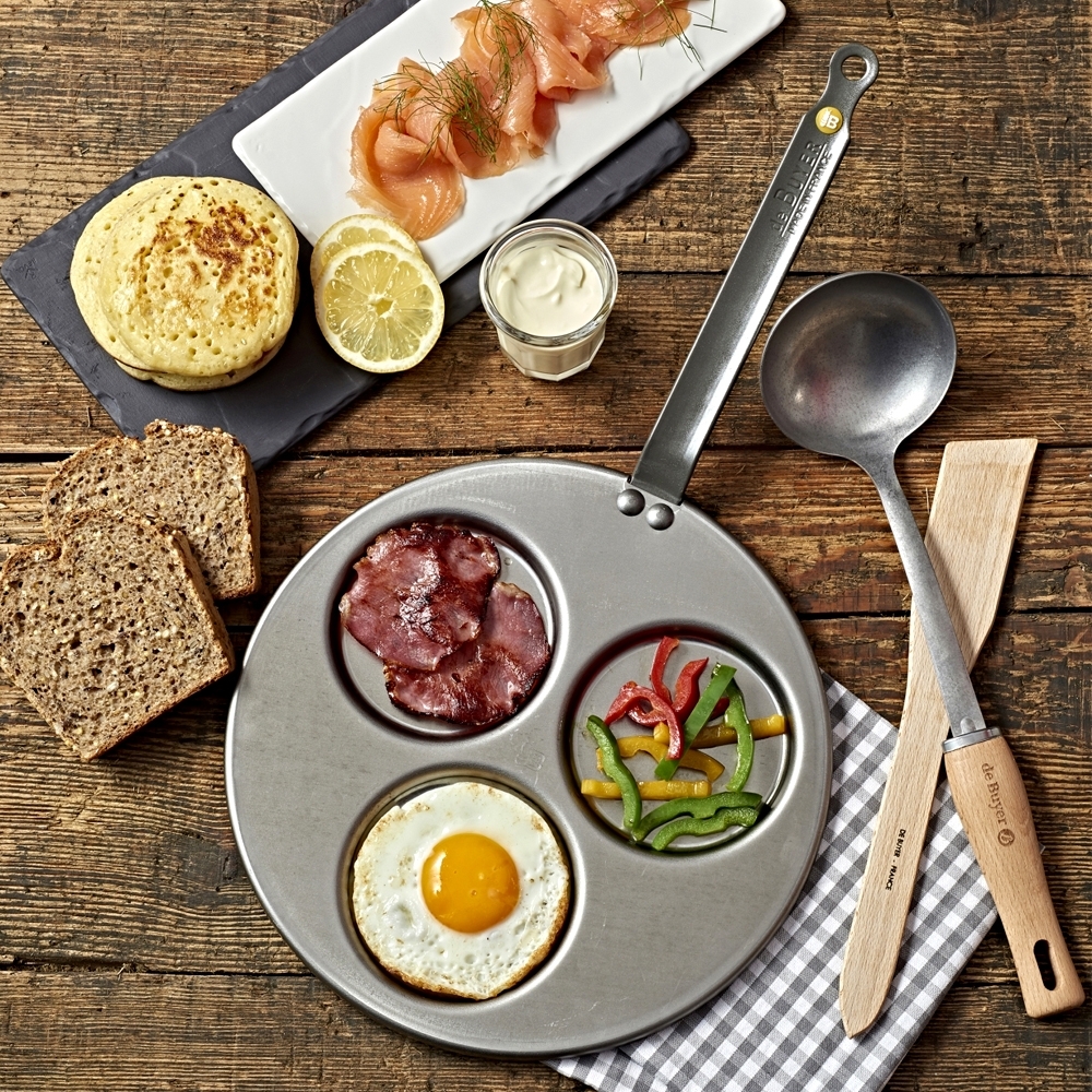 de Buyer - Mineral B Element - Pfanne für 3 Blinis de Buyer - Mineral B Element - Pfanne für 3 Blinis