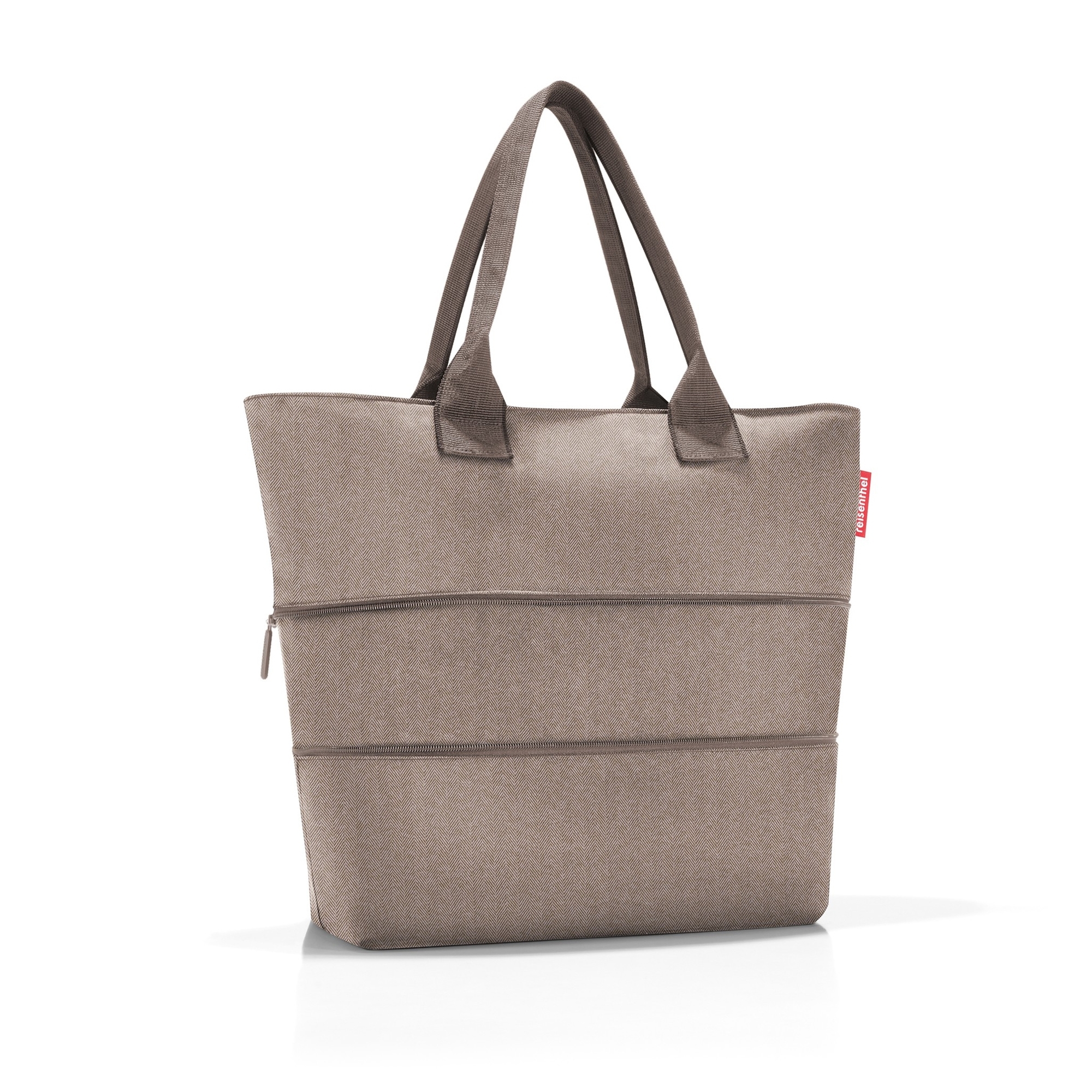 reisenthel - shopper e1 - herringbone mokka