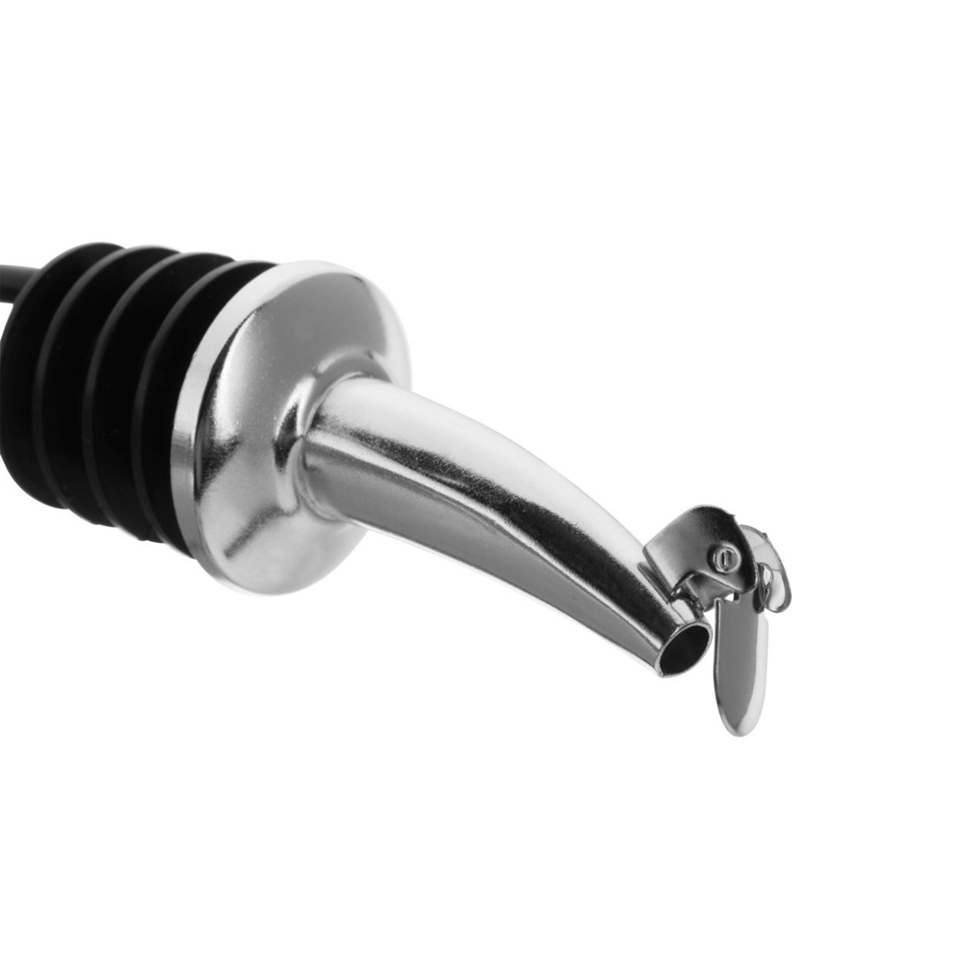 Westmark - 2 Free flow pourers »Inox Gastro«, PE cork, metal flap