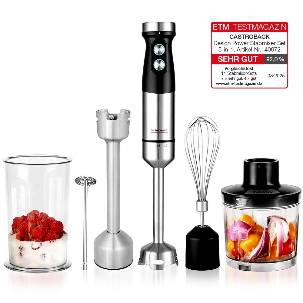 Gastroback - Design Power Stabmixer Set 5-in-1