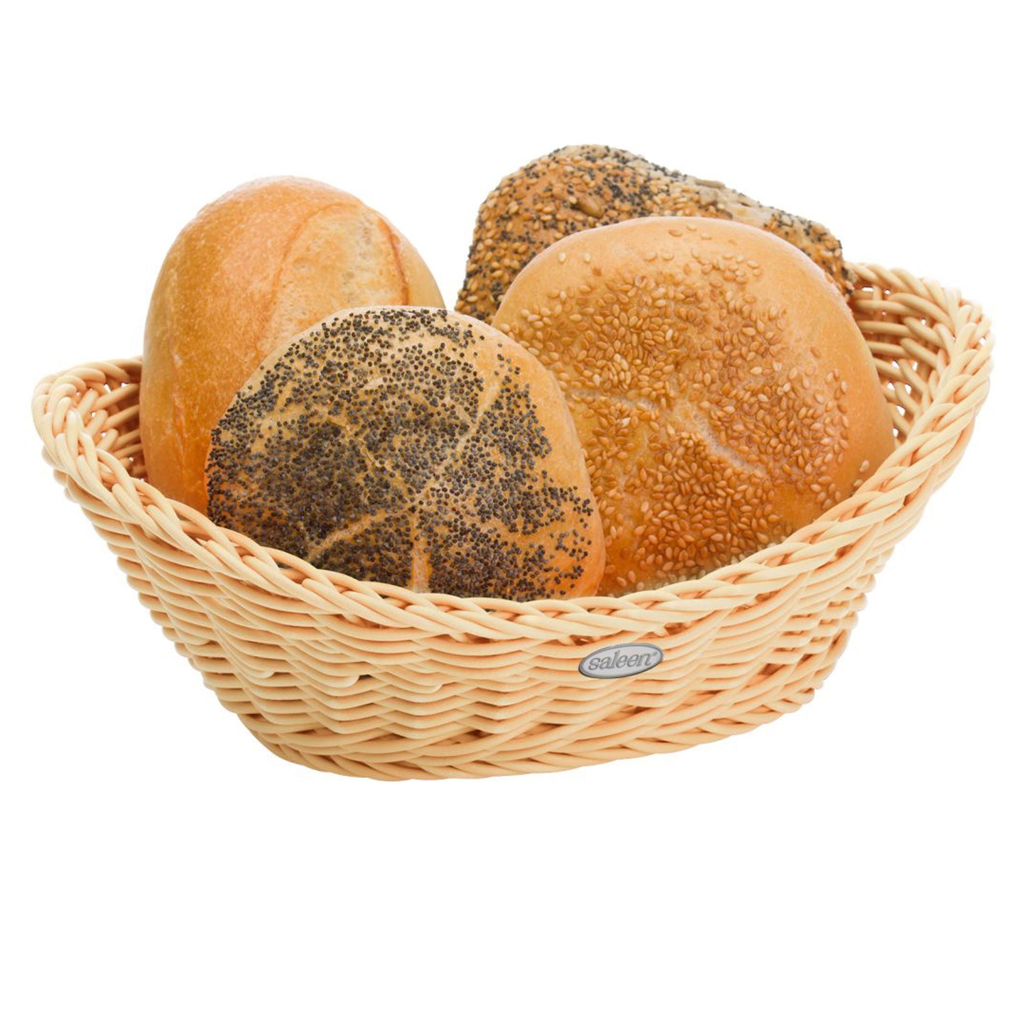 Westmark - "Coolorista" oval basket, 23.5 x 18 x 6/8 cm, light beige