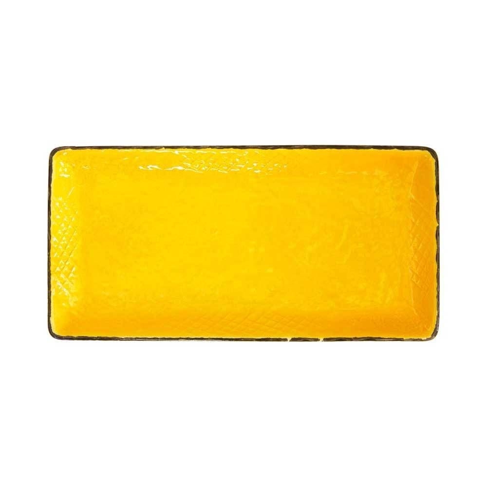 Arcucci - Sushi Platte 30 x 15 cm - Giallo-Gelb