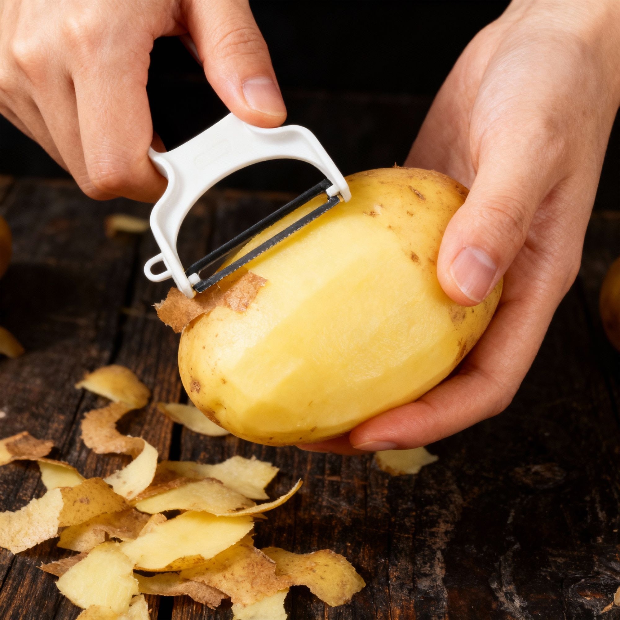 Zielonka  - Vegetable peeler - white