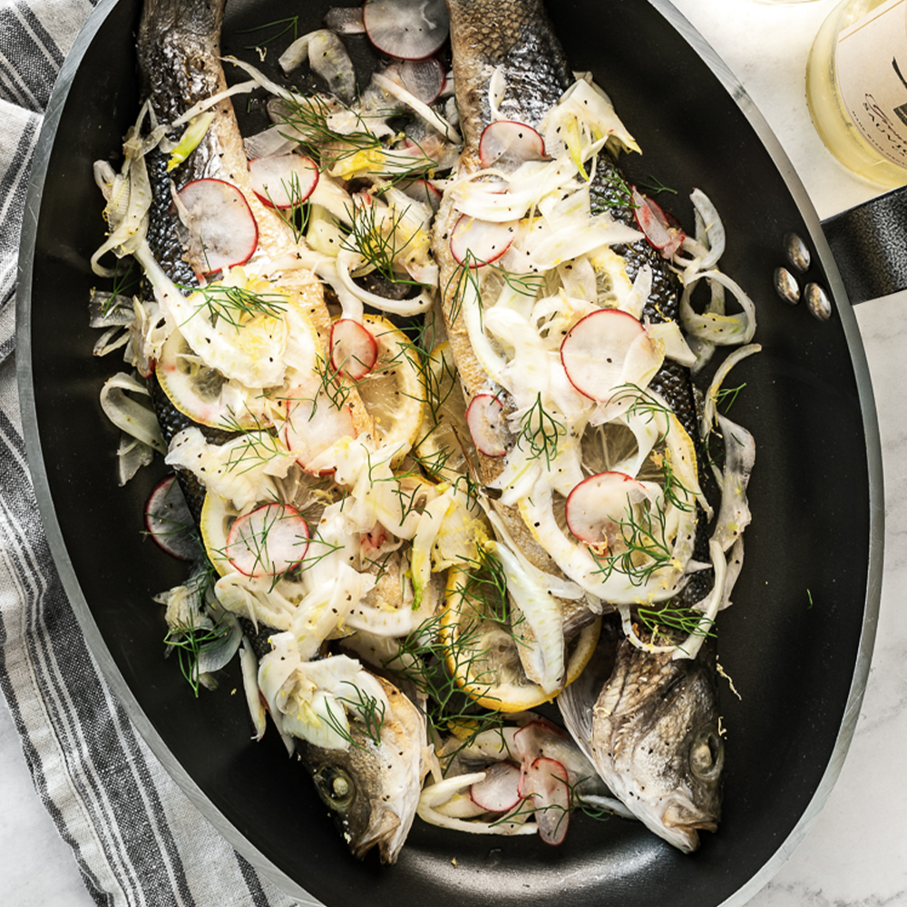 de Buyer - CHOC RESTO INDUCTION - Oval Fish Pan with Lid de Buyer - CHOC RESTO INDUCTION - Oval Fish Pan with Lid